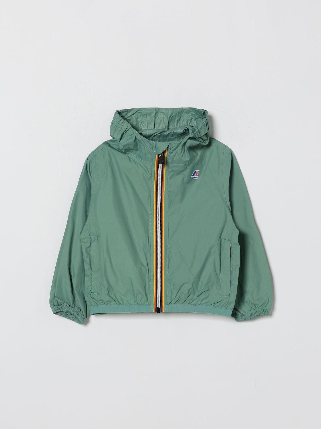 K-WAY Jacke Kinder Farbe Grün