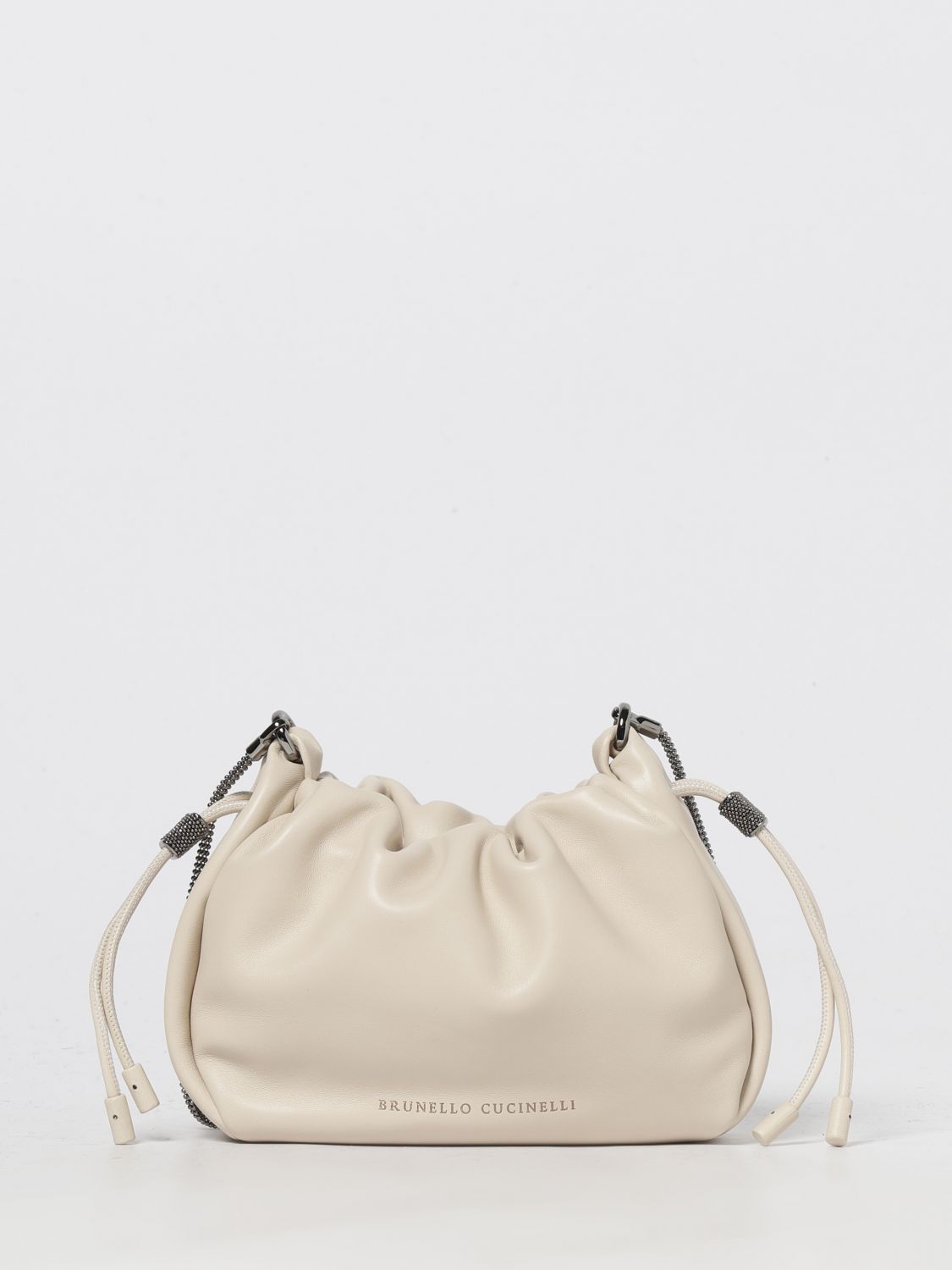Brunello Cucinelli Mini Shoulder Bag In Neutral