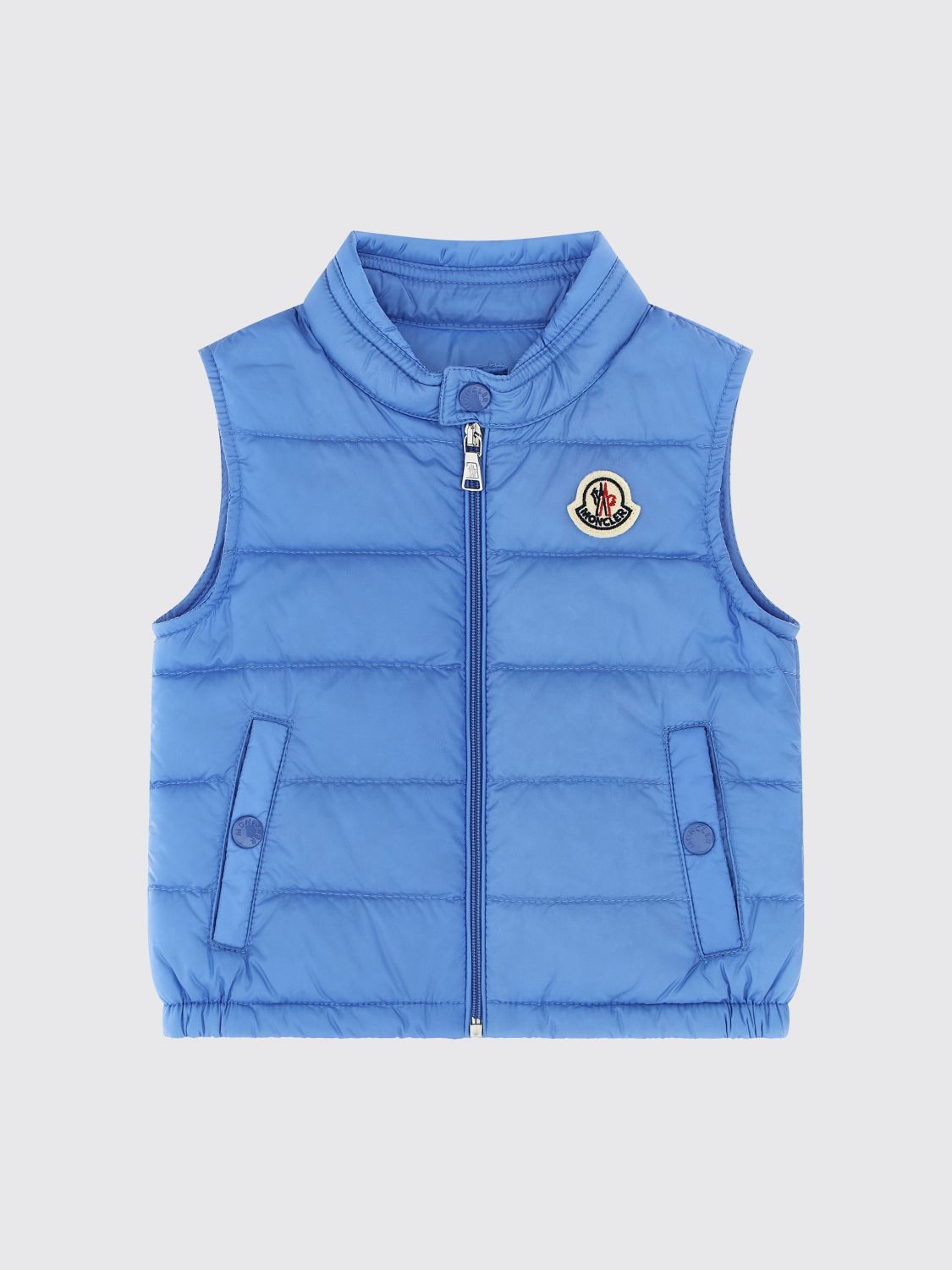 MONCLER MONCLER Vestcoat Kids color Sky Blue　MONCLER ベストコート キッズカラー スカイブルー