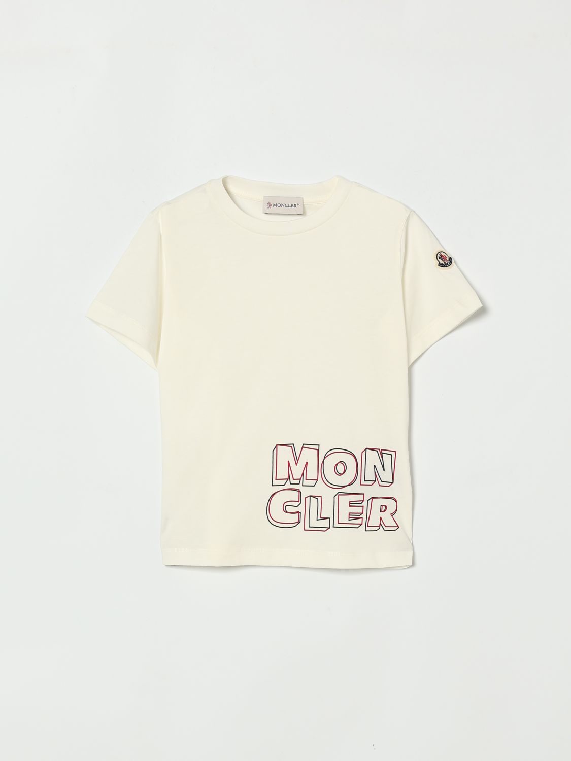 MONCLER T-Shirt Kinder Farbe Weiß