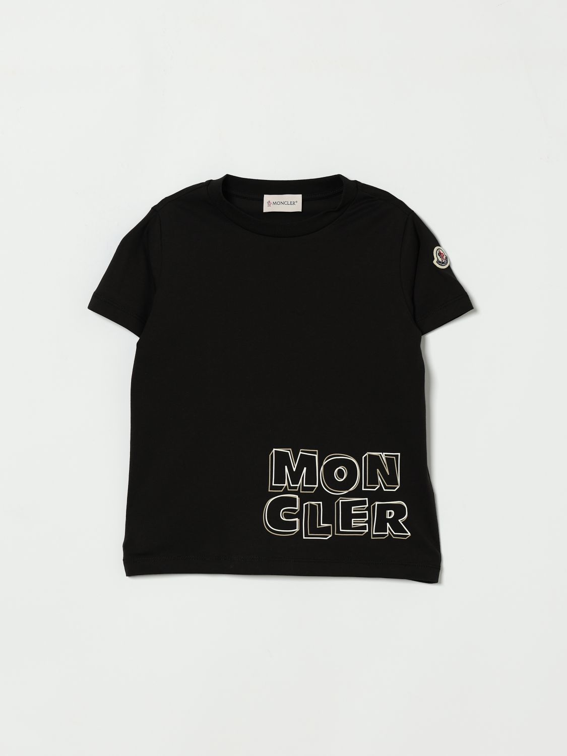 MONCLER T-Shirt Kinder Farbe Schwarz