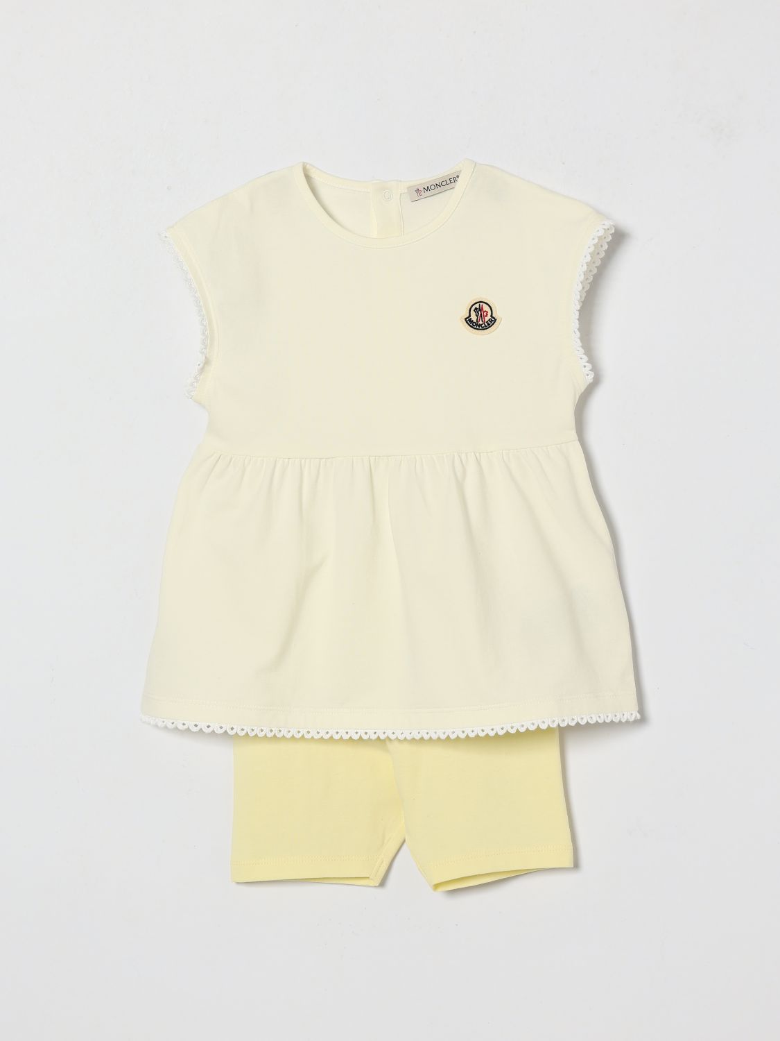 MONCLER Baby-Overall Kinder Farbe Weiß