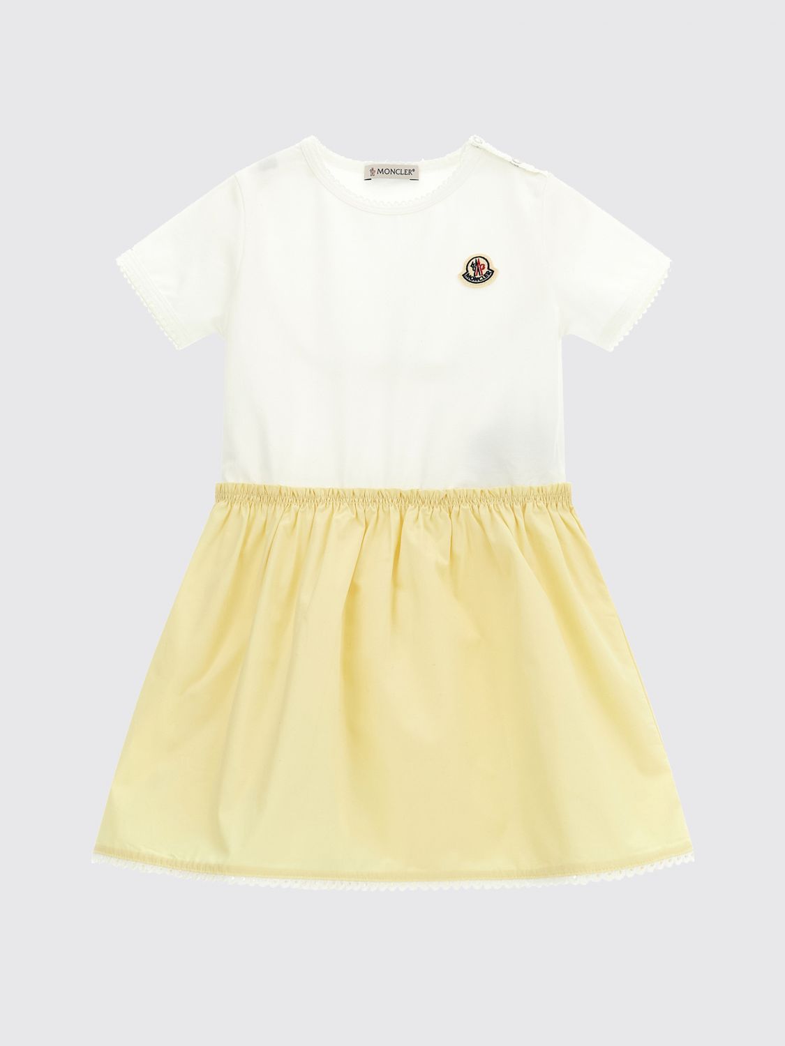 MONCLER Romper Kids color White　MONCLER ロンパース キッズカラー ホワイト MONCLER