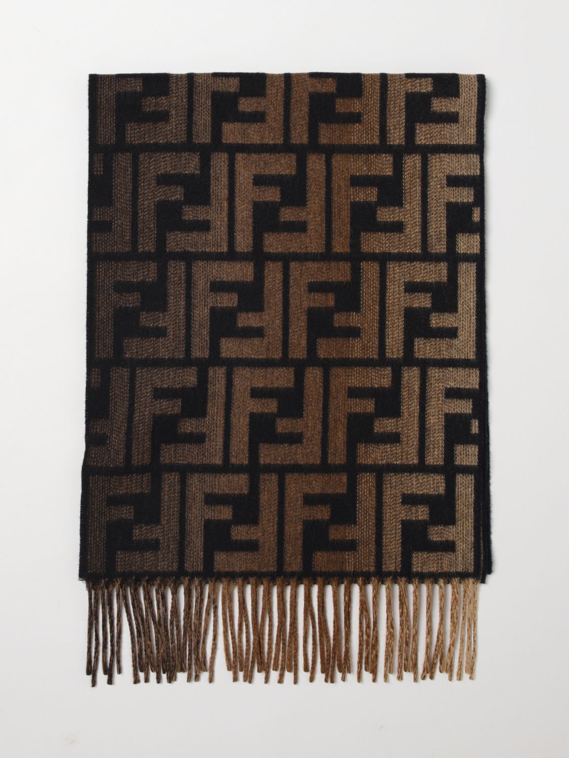 FENDI Sciarpa FF in lana jacquard