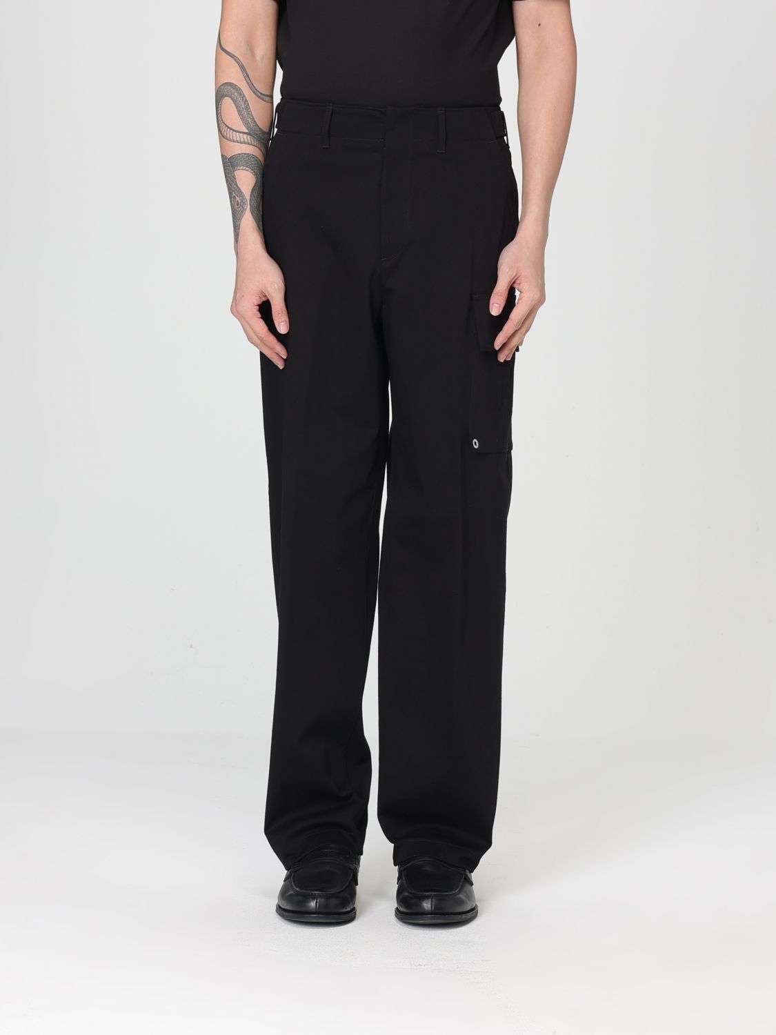 FENDI Pantaloni new rich in gabardine di cotone