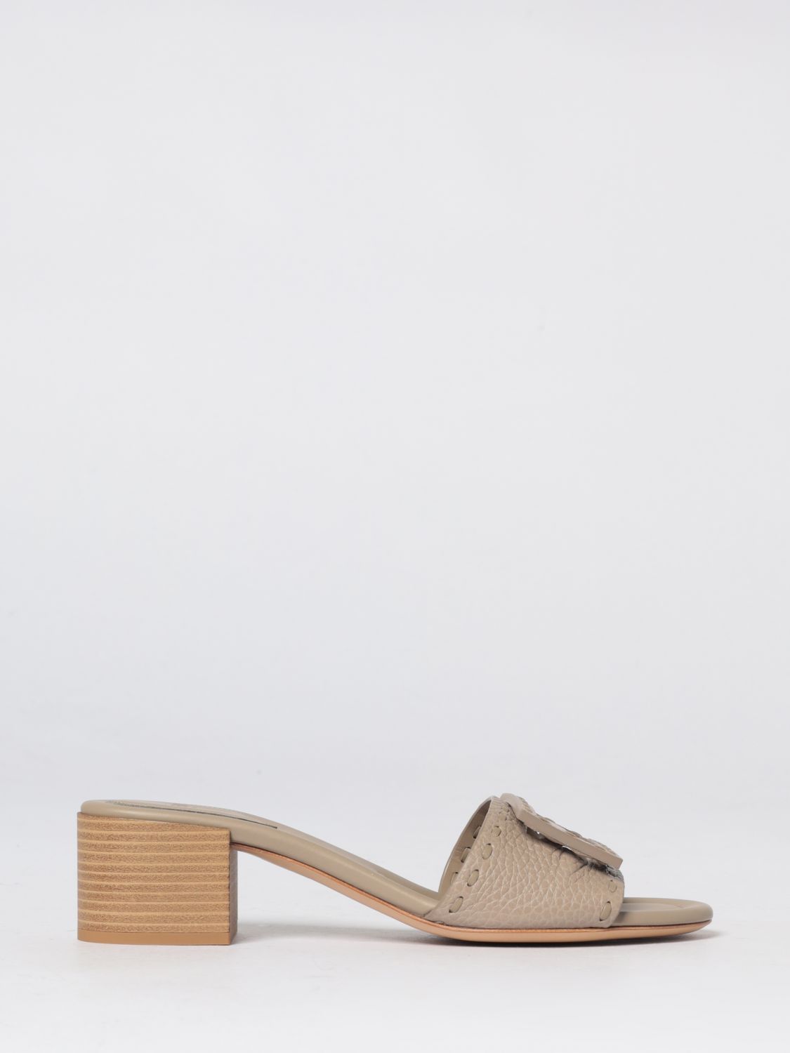 FENDI Mules Baguette in pelle bottalata