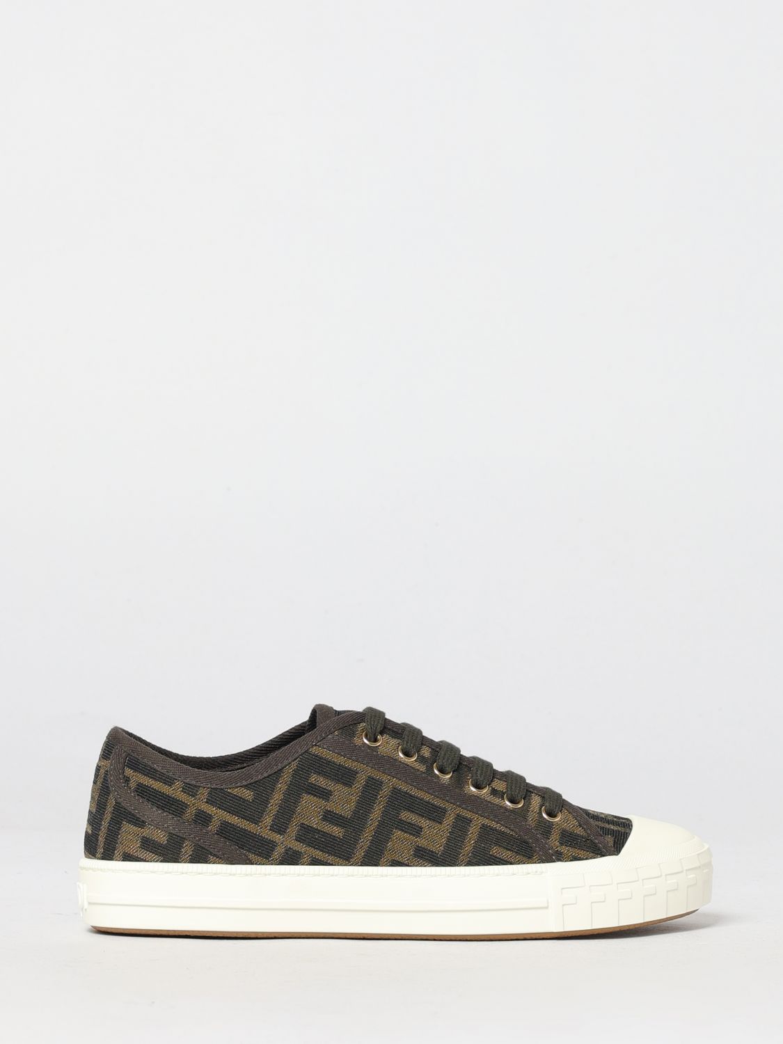 FENDI Sneakers Woman color Tobacco　FENDI スニーカー ウィメンズ カラー タバコ FENDI