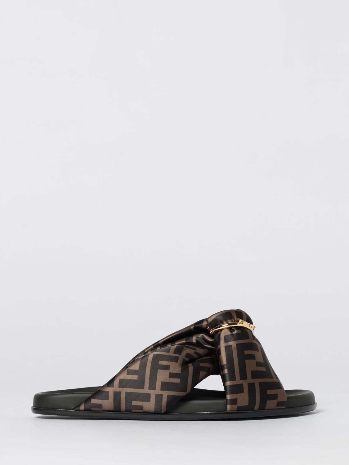 Fendi Damen Tobacco Heeled Sandal Woman Color