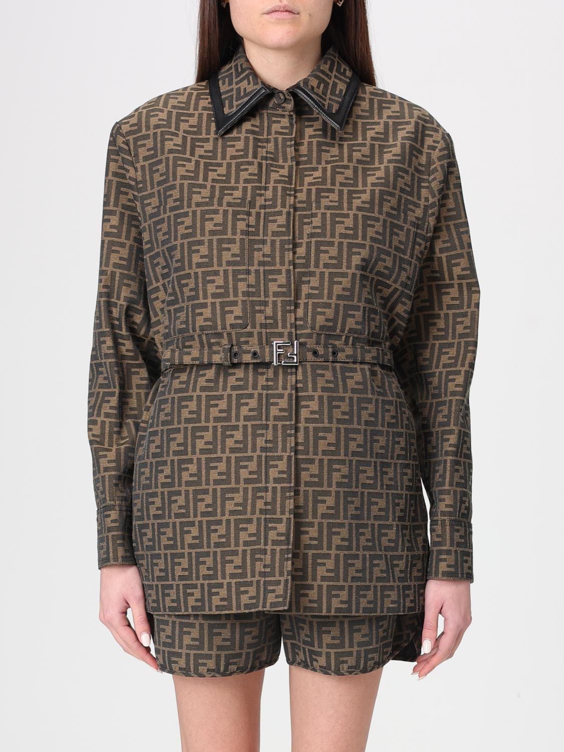 Fendi Γυναικών Tobacco Jacket Woman Color
