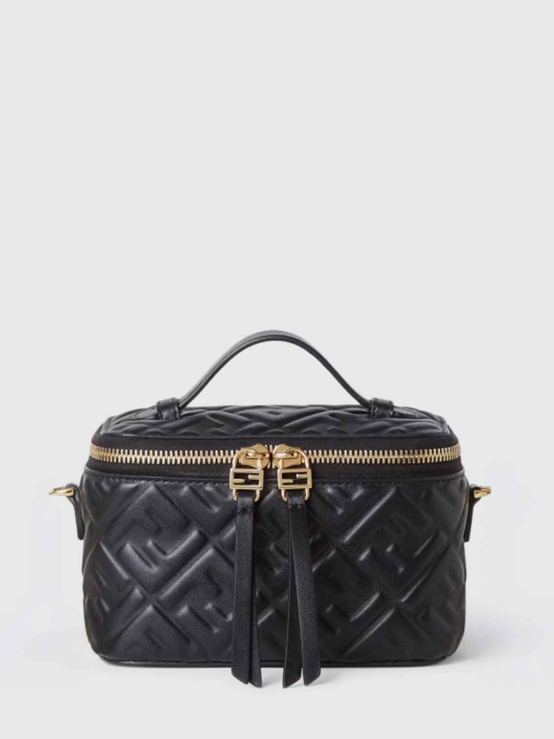 FENDI Borsa Vanity in pelle monogram FF