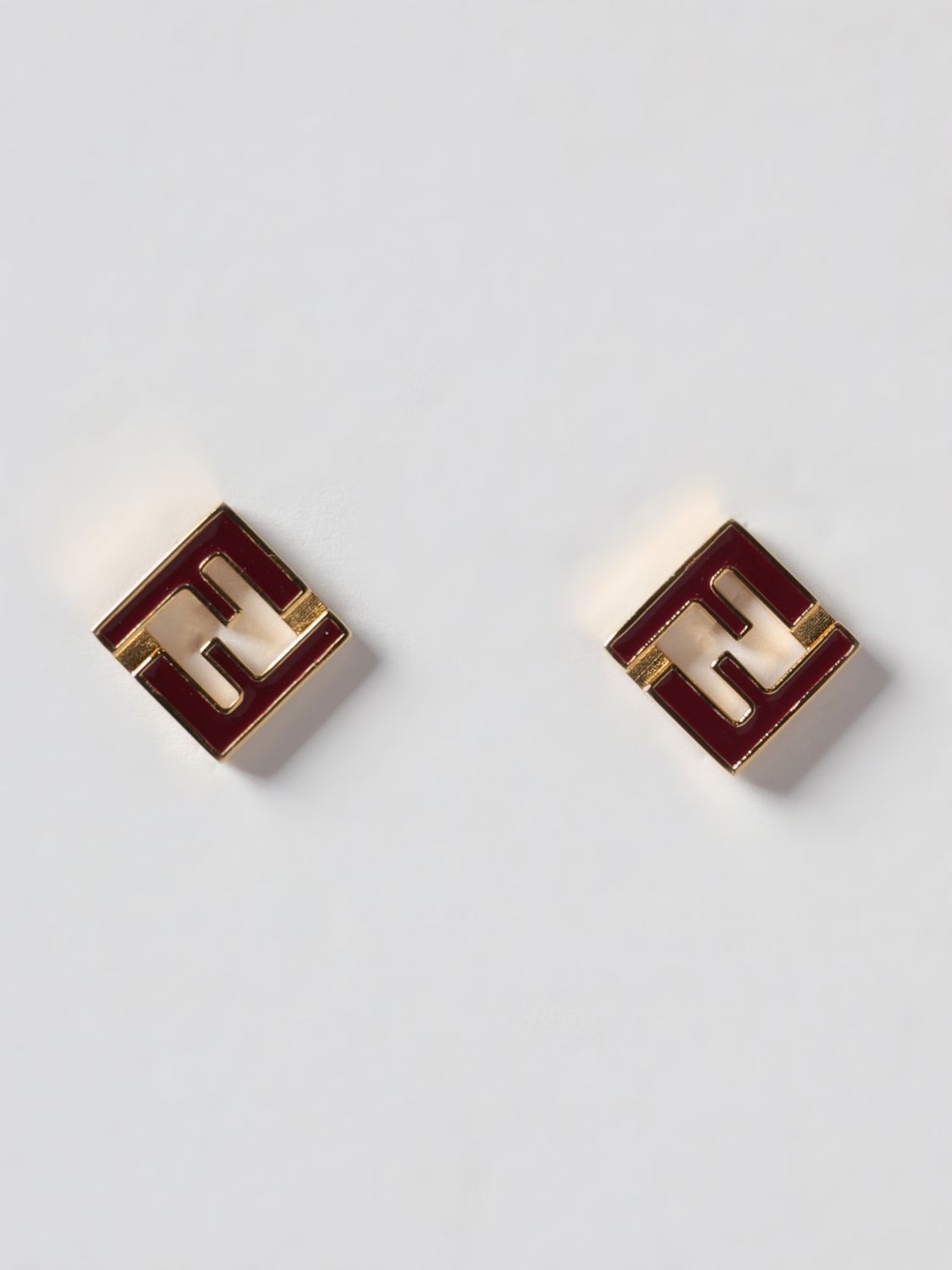 FENDI Orecchini Forever in ottone smaltato