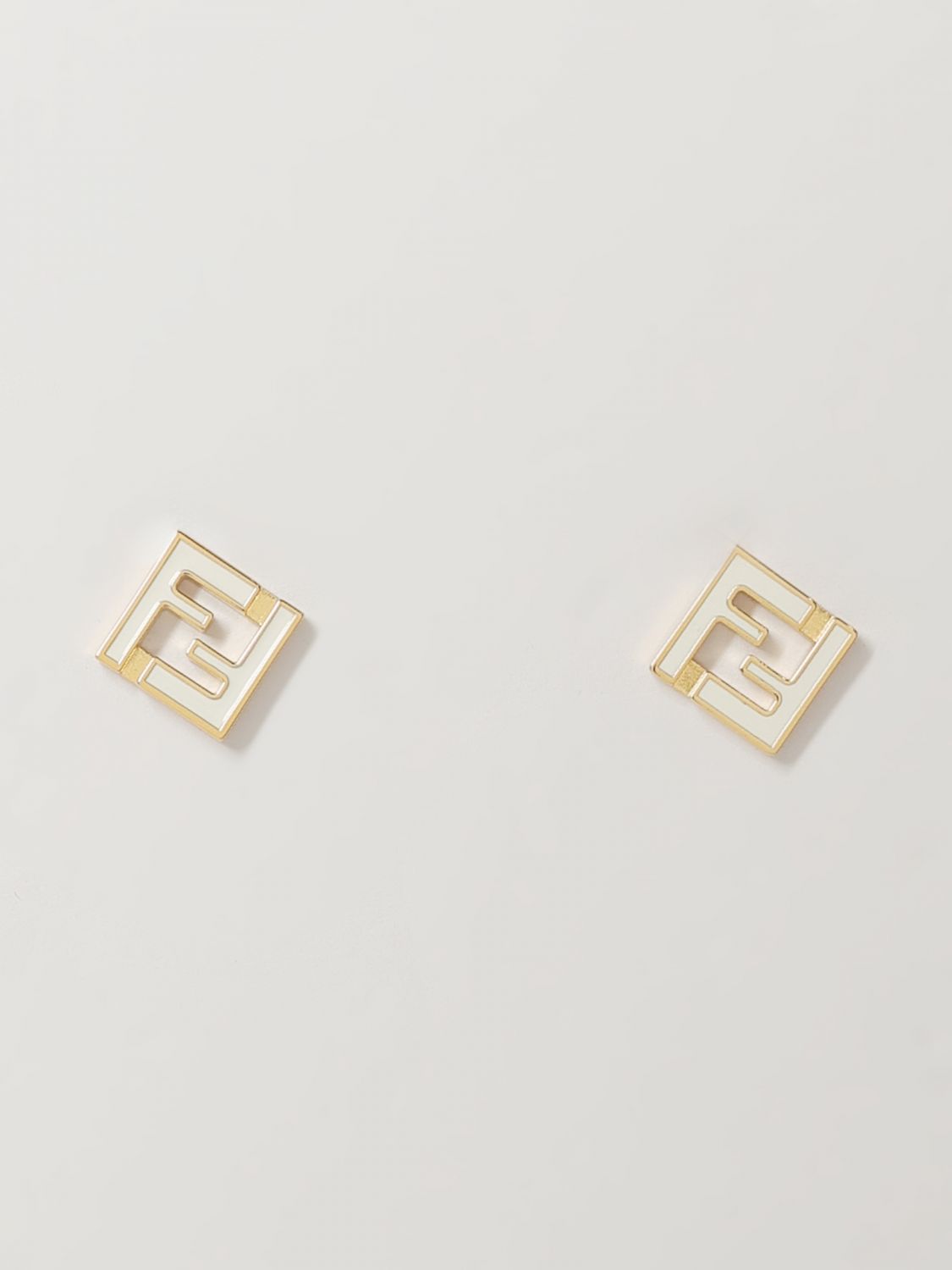 FENDI Orecchini Forever in ottone smaltato
