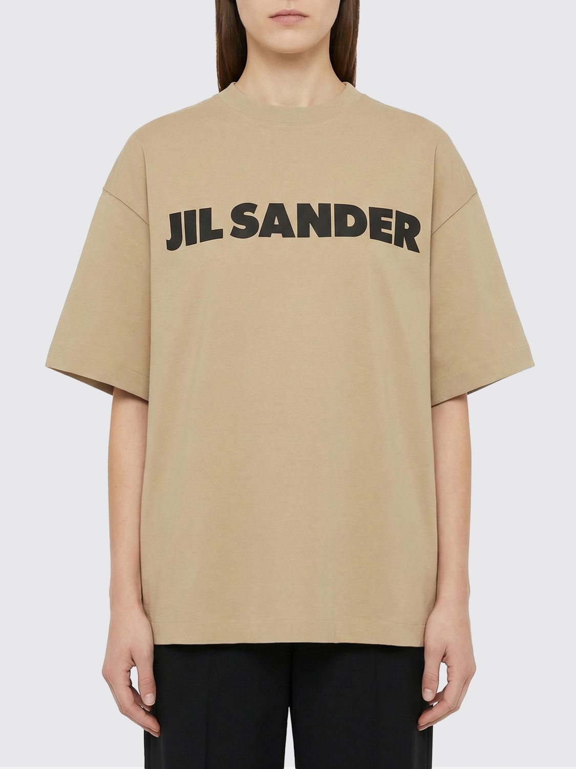 Jil Sander Γυναικών Μπεζ T-Shirt Woman Color
