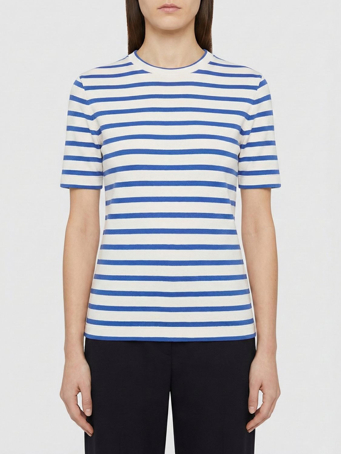 Jil Sander Γυναικών Striped T-Shirt Woman Color
