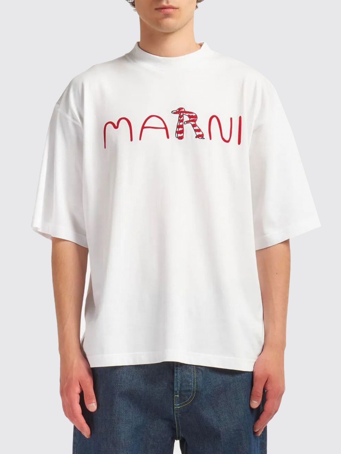 MARNI T-Shirt Herren Farbe Weiß
