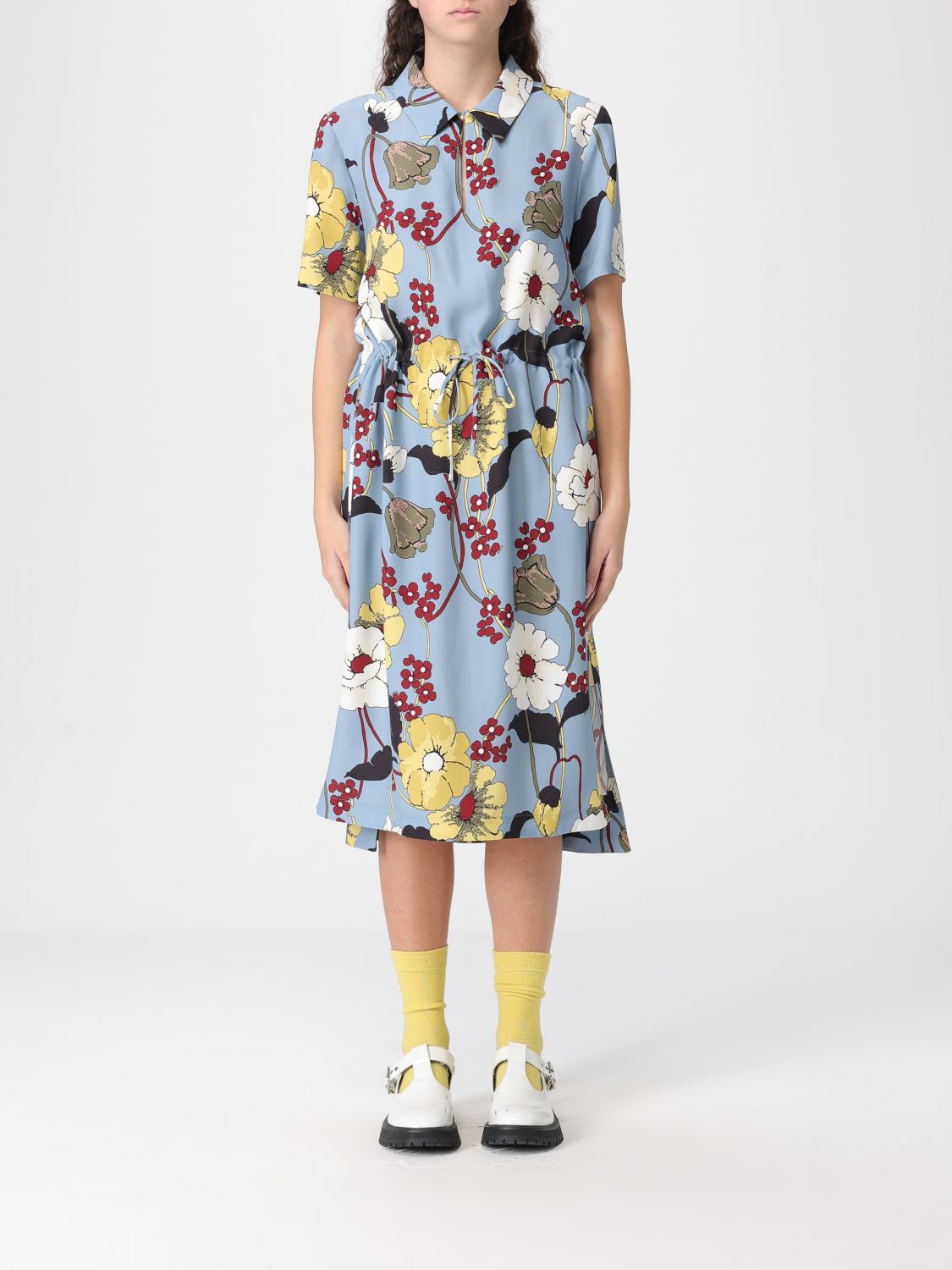 Dress MARNI Woman color Sky Blue