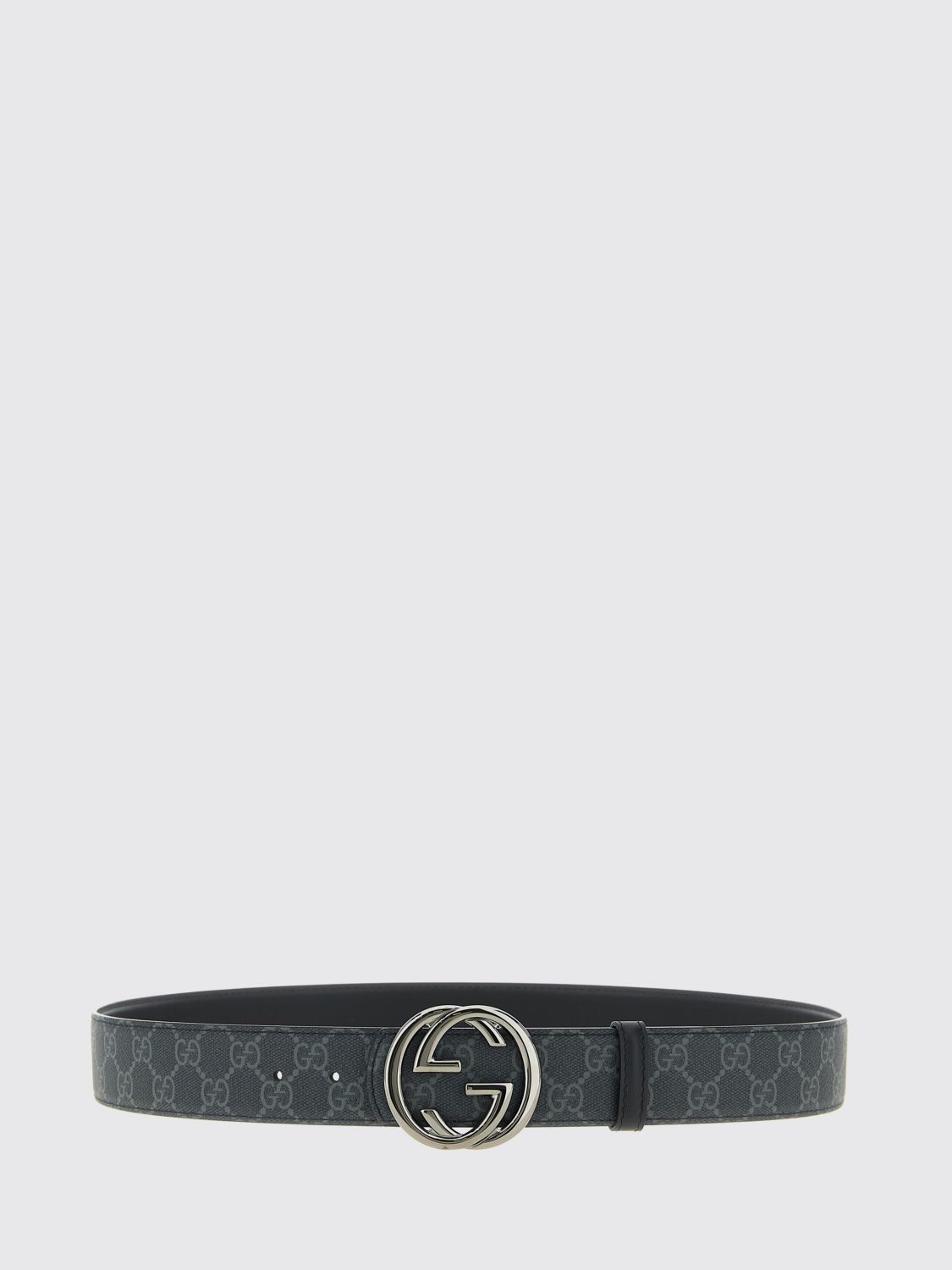 GUCCI Cintura GG in pelle sintetica reversibile