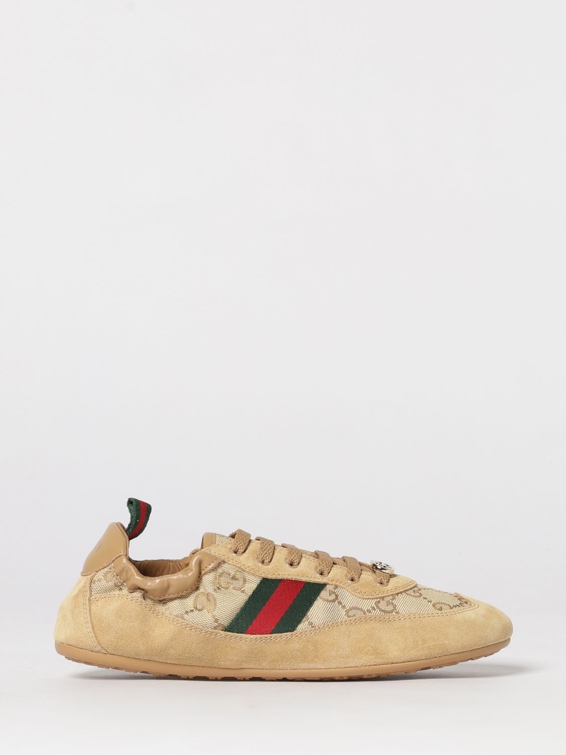 GUCCI Sneakers Shift in pelle di vitello scamosciata