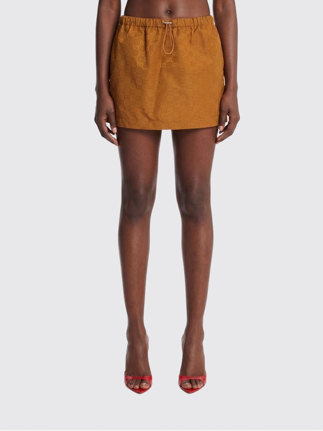 GUCCI GUCCI Skirt Woman color Leather　GUCCI スカート ウーマン カラー レザー