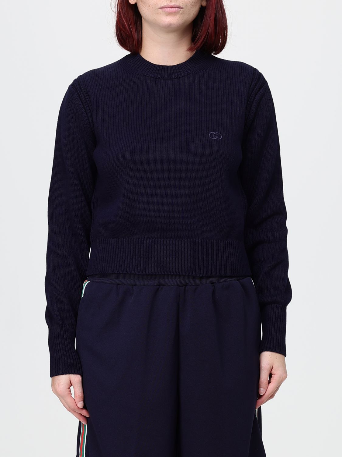 GUCCI Sweater Woman color Navy