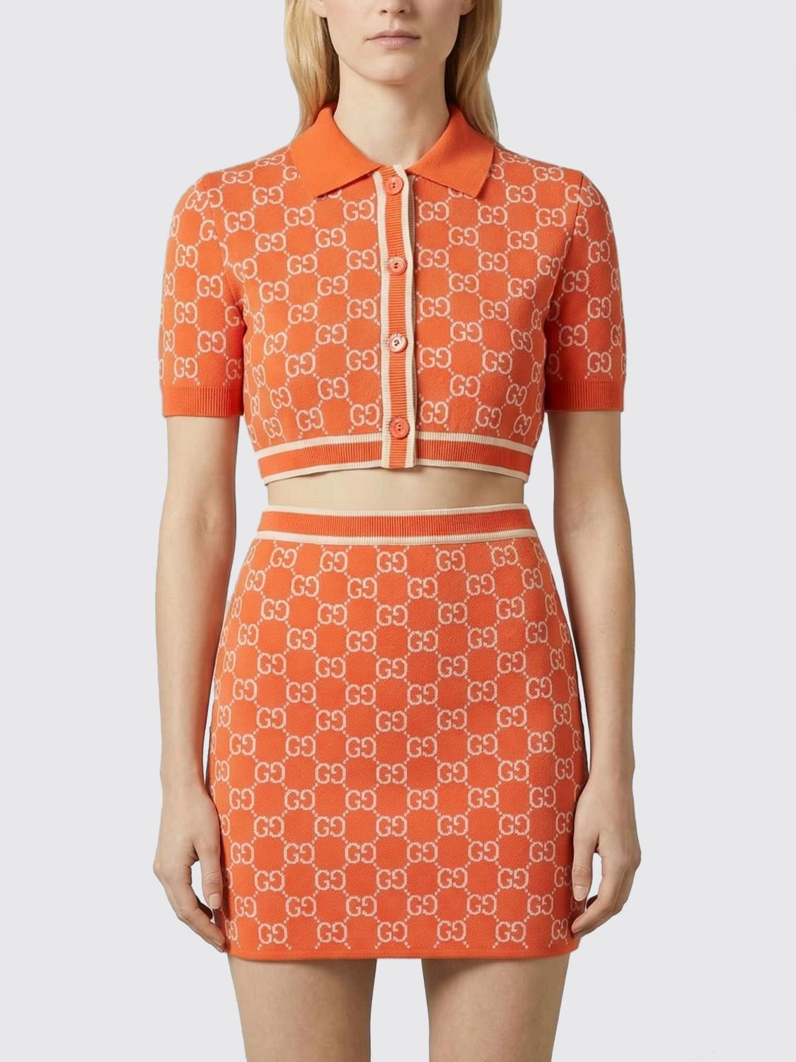 GUCCI Top Damen Farbe Orange