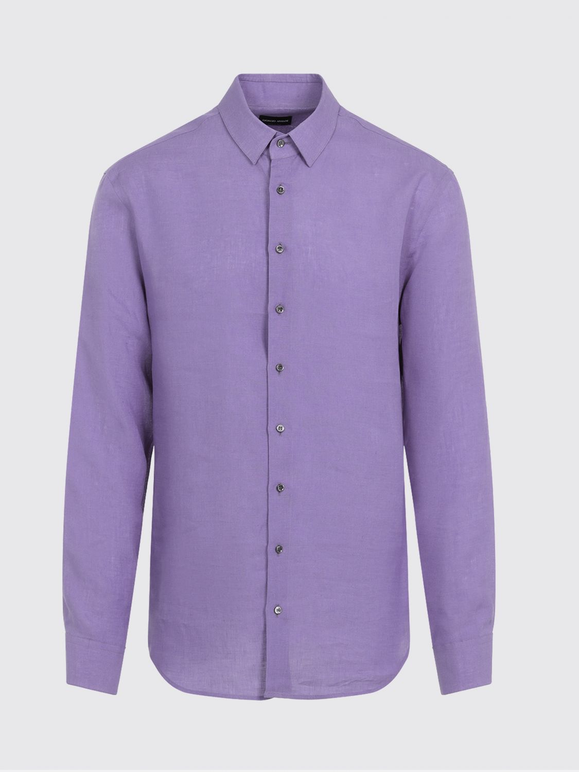 GIORGIO ARMANI Shirt Men color Violet　GIORGIO ARMANI シャツ メンズ カラー バイオレット GIORGIO