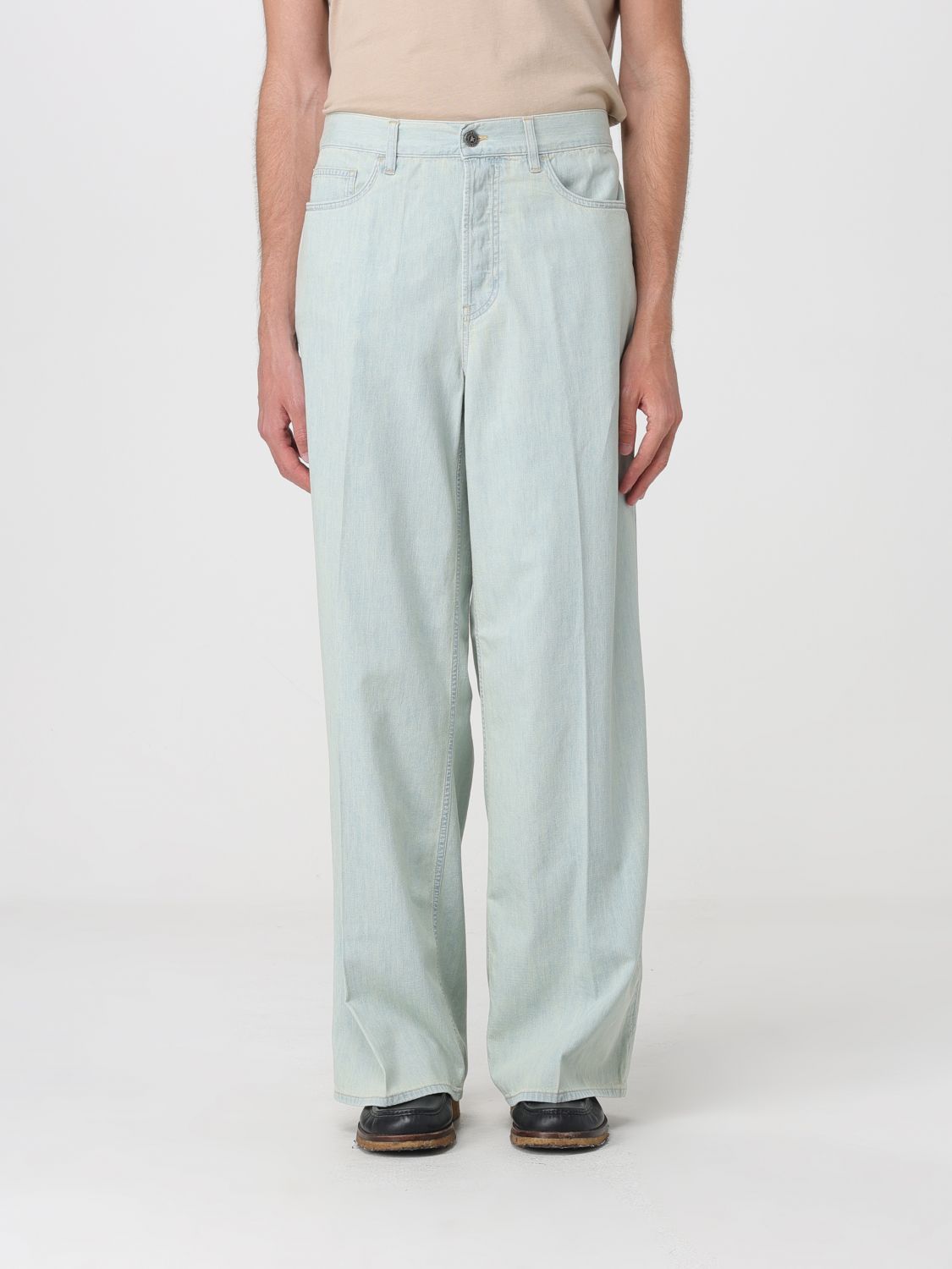 GOLDEN GOOSE Jeans a gamba larga in denim