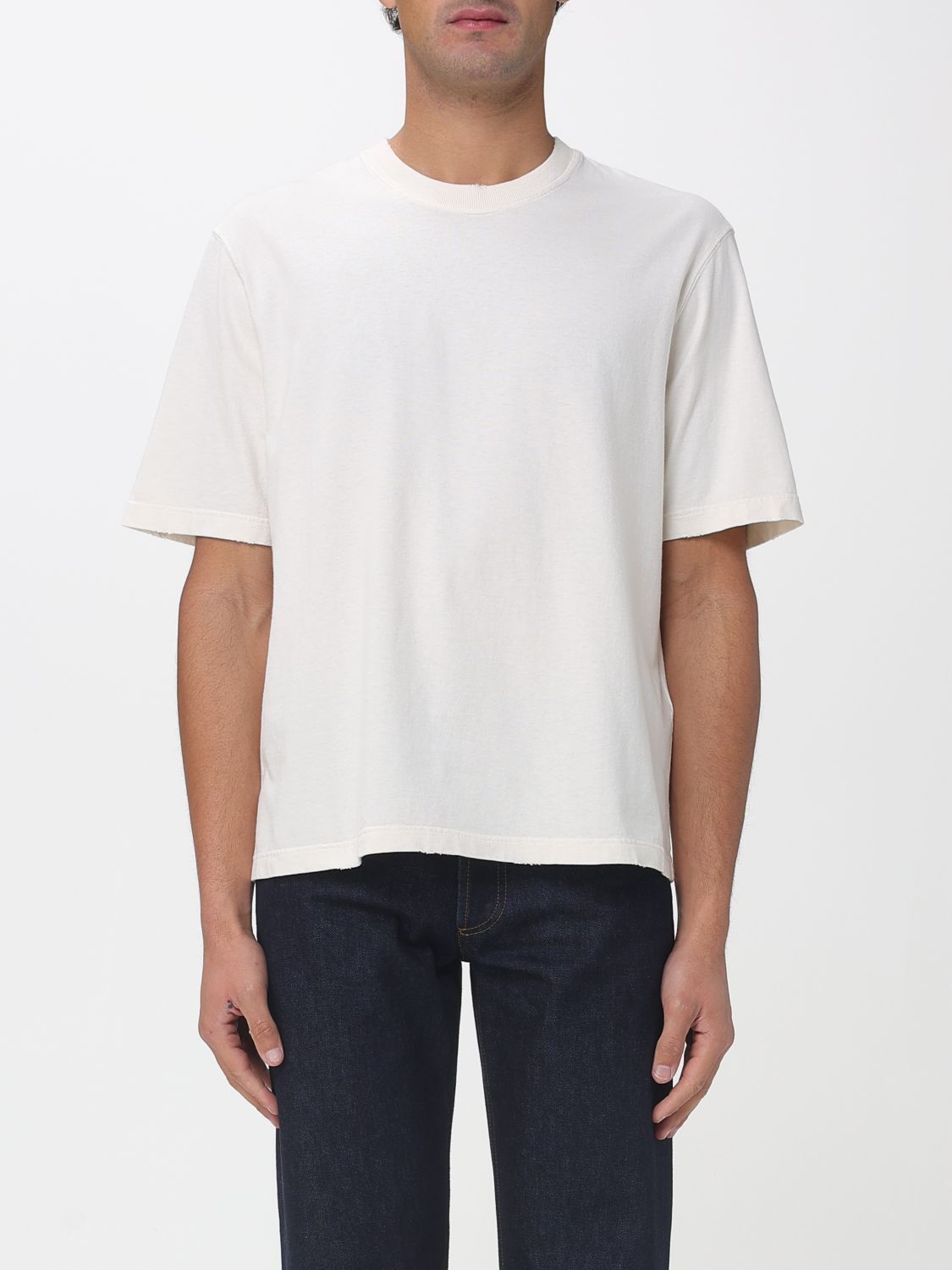 Golden Goose Herren Yellow Cream T-Shirt Men Color