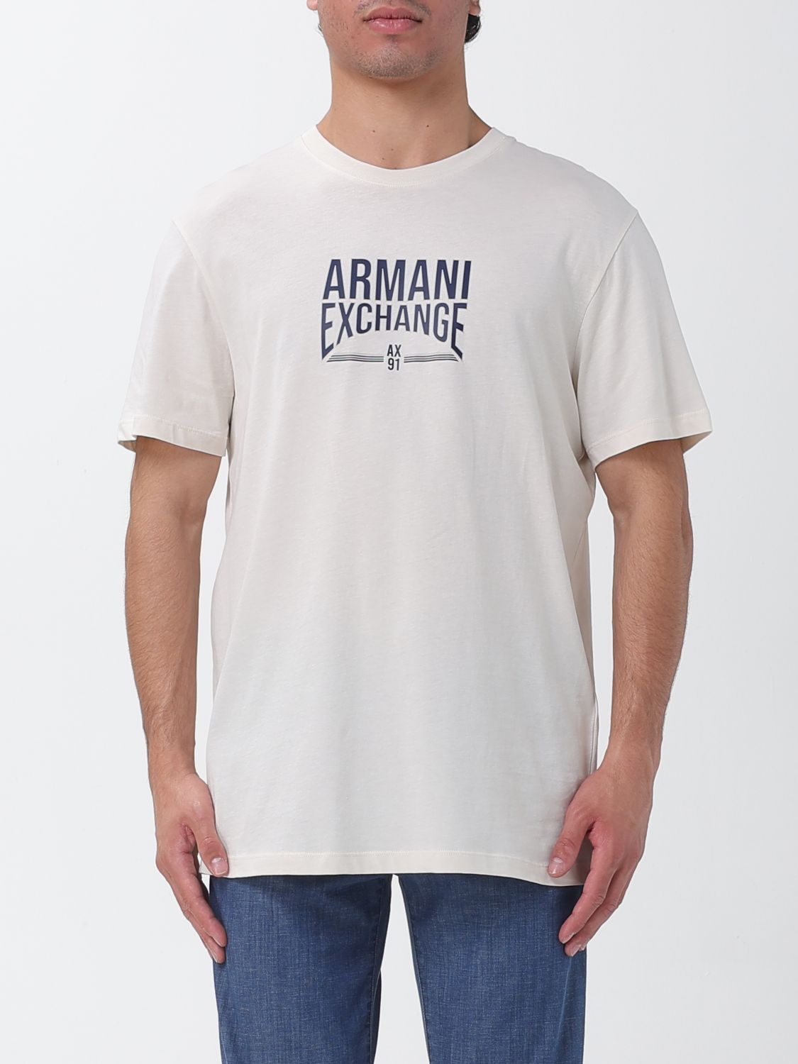 ARMANI EXCHANGE T-Shirt Herren Farbe Yellow Cream