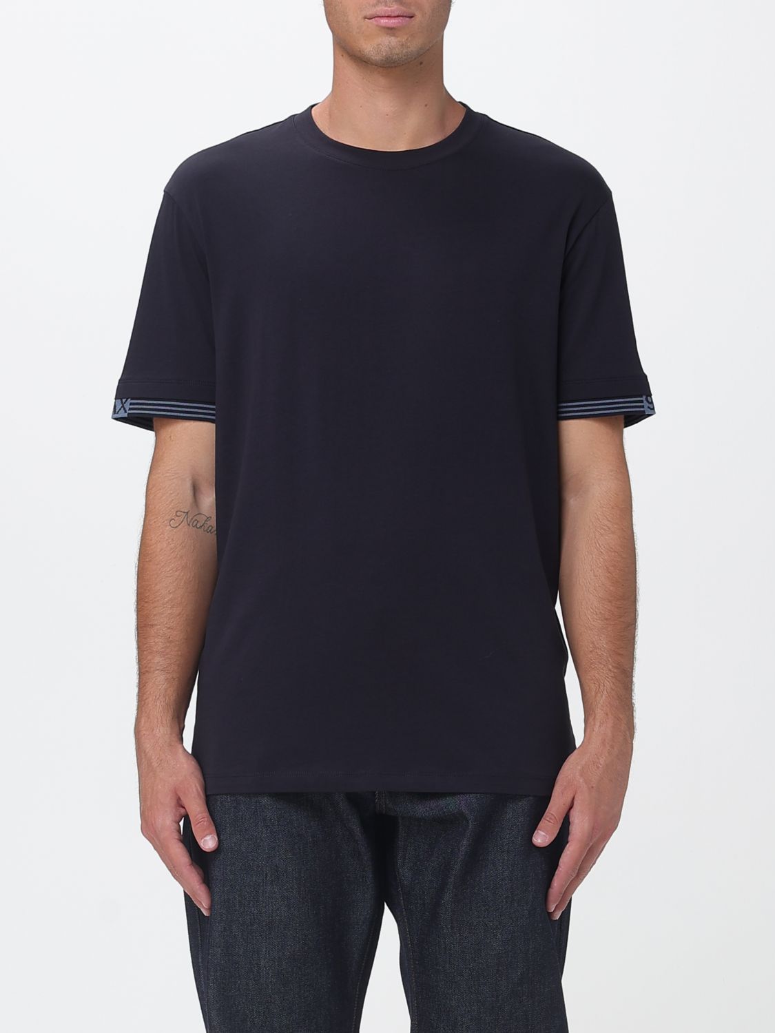 ARMANI EXCHANGE T-Shirt Uomo colore Blue Navy