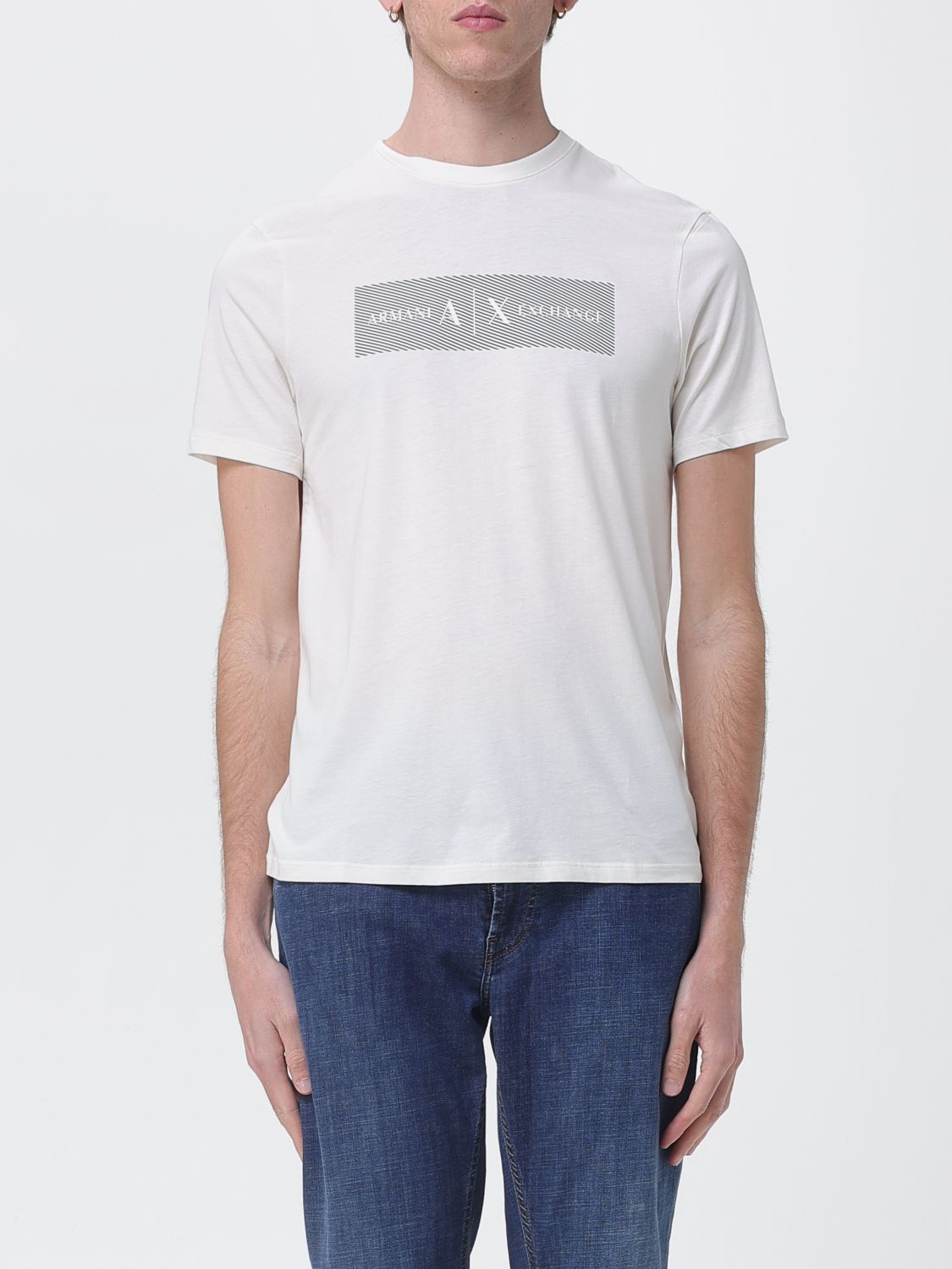 ARMANI EXCHANGE T-Shirt Herren Farbe Yellow Cream