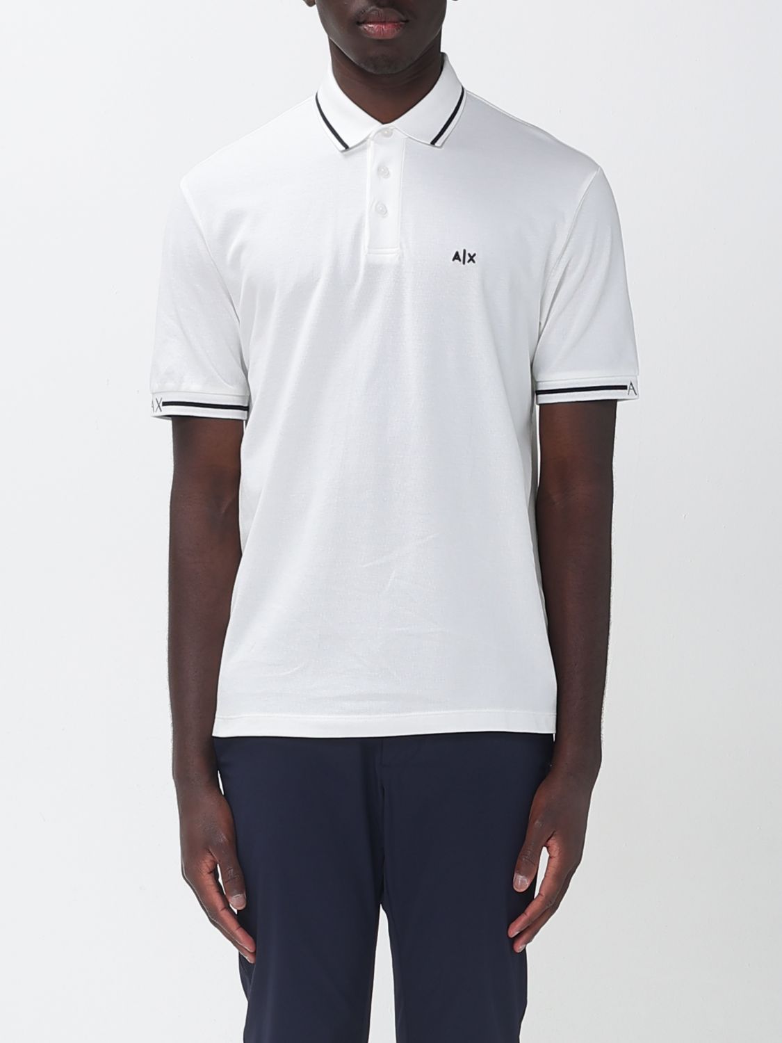 ARMANI EXCHANGE Polo Herren Farbe Weiß