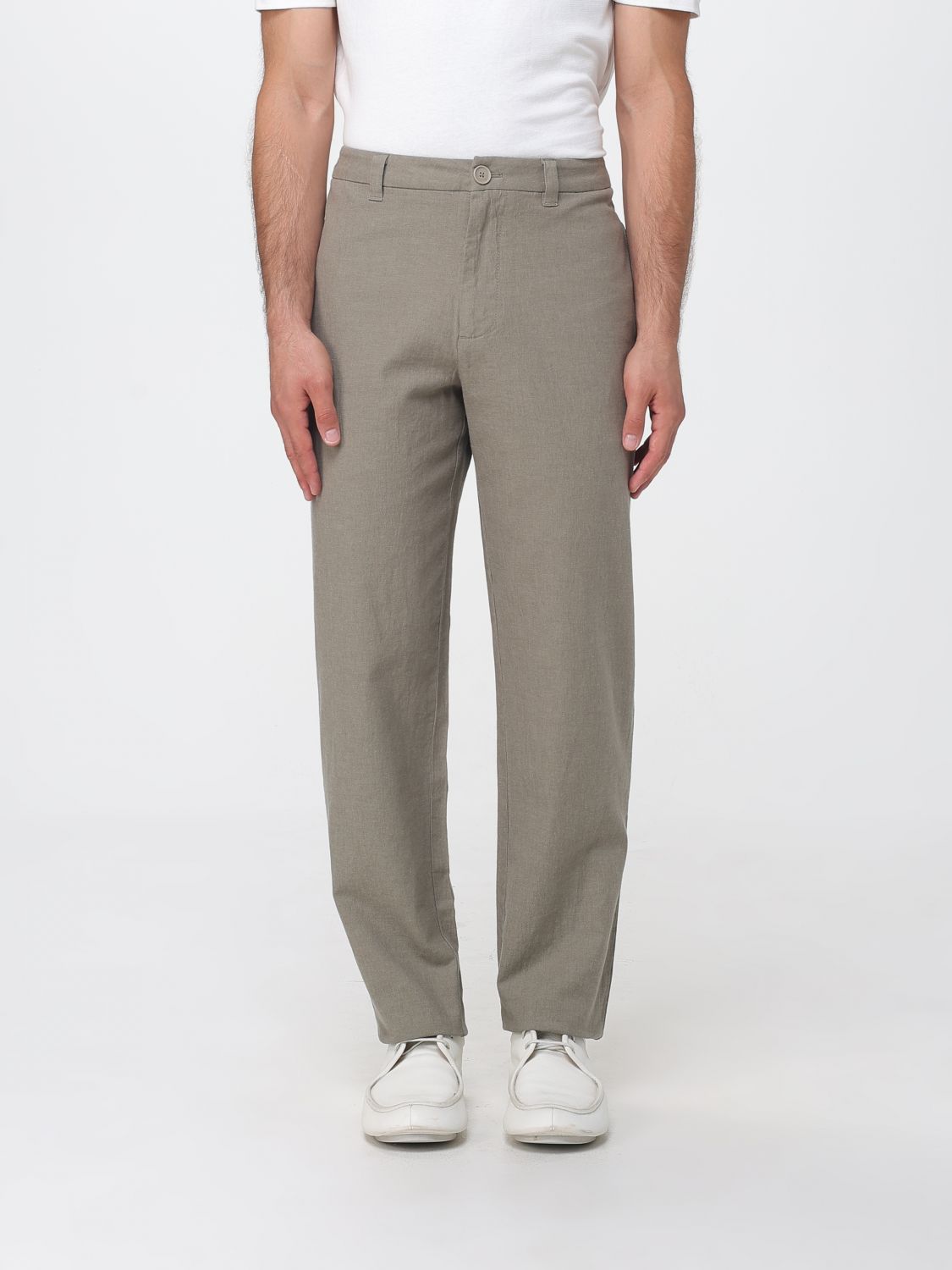 ARMANI EXCHANGE Pantaloni chino Armani Exchnage in misto lino