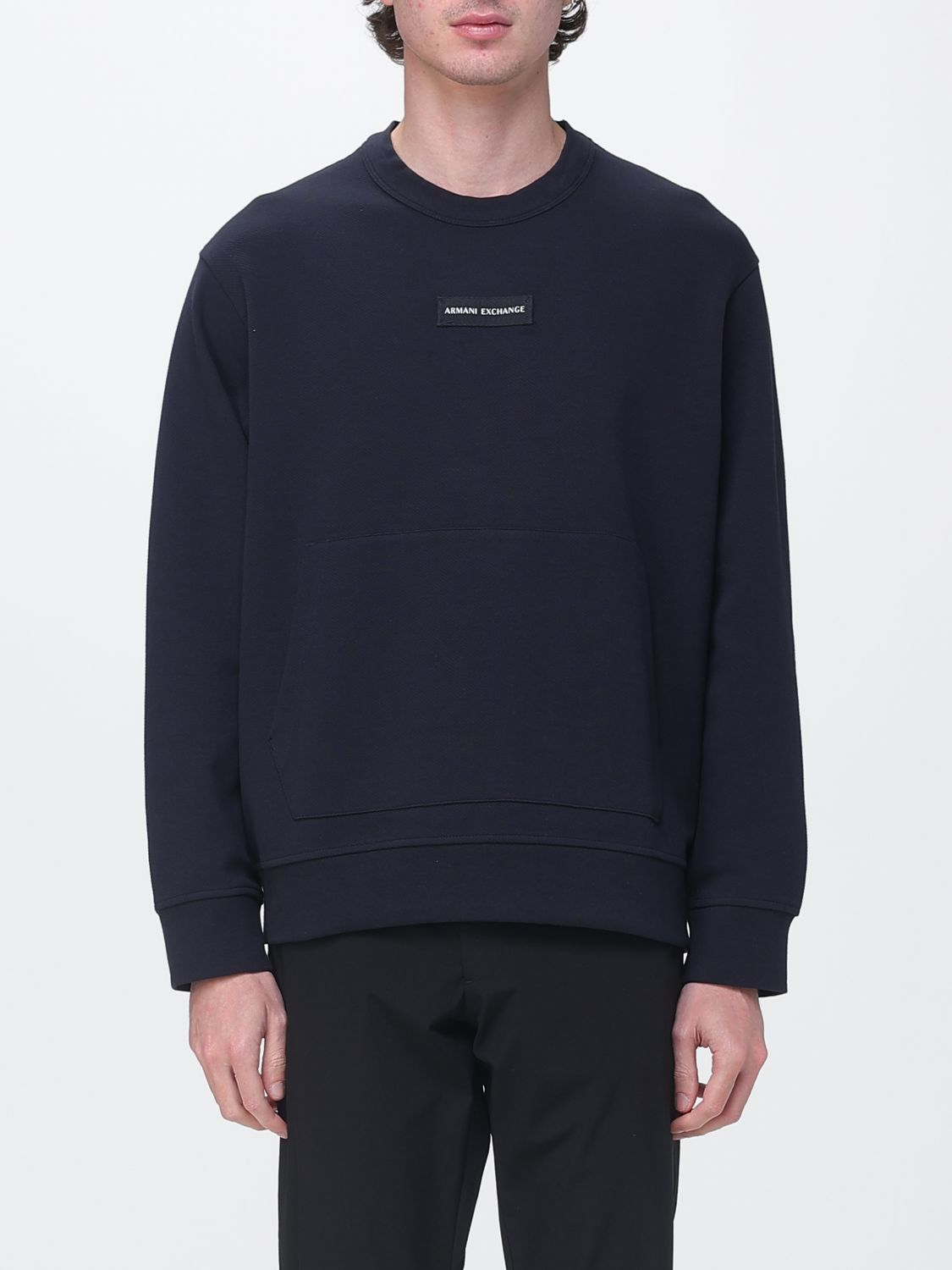 Armani Exchange Sweatshirt Men color Navy