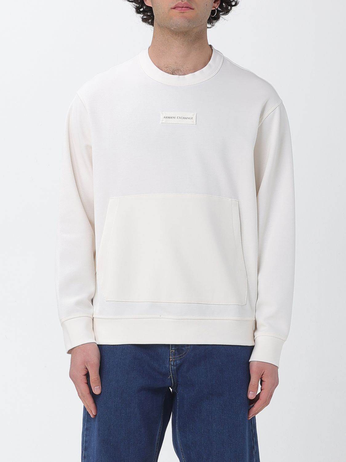 ARMANI EXCHANGE Sweatshirt Herren Farbe Yellow Cream