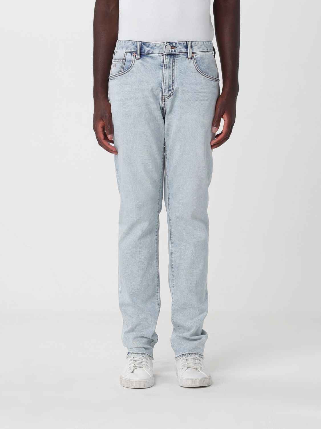 ARMANI EXCHANGE Jeans Men color Stone Washed