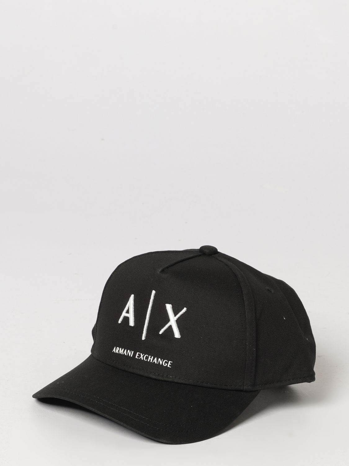 ARMANI EXCHANGE Cappello in cotone con logo ricamato
