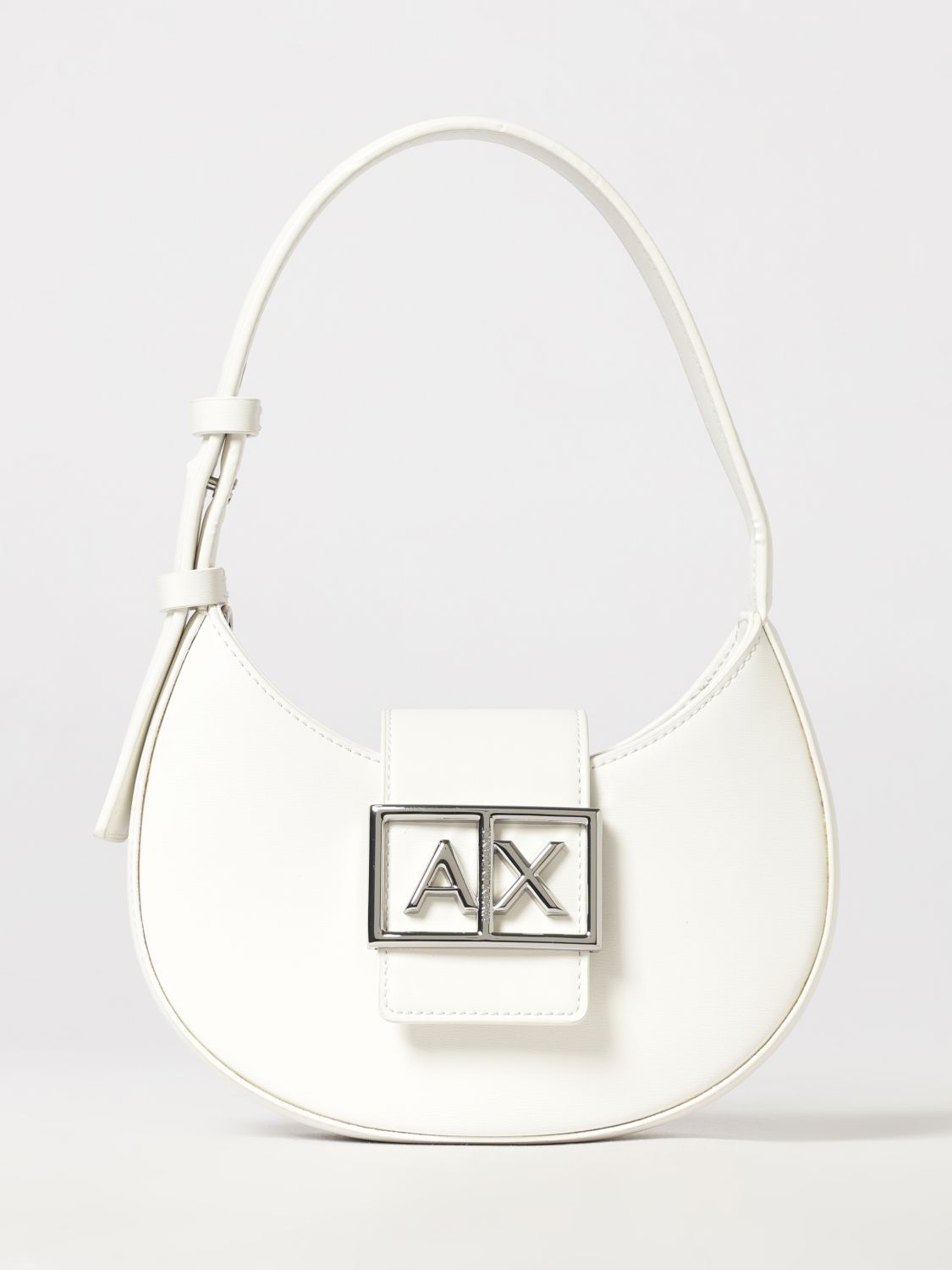 ARMANI EXCHANGE Borsa a spalla Hobo logo metal