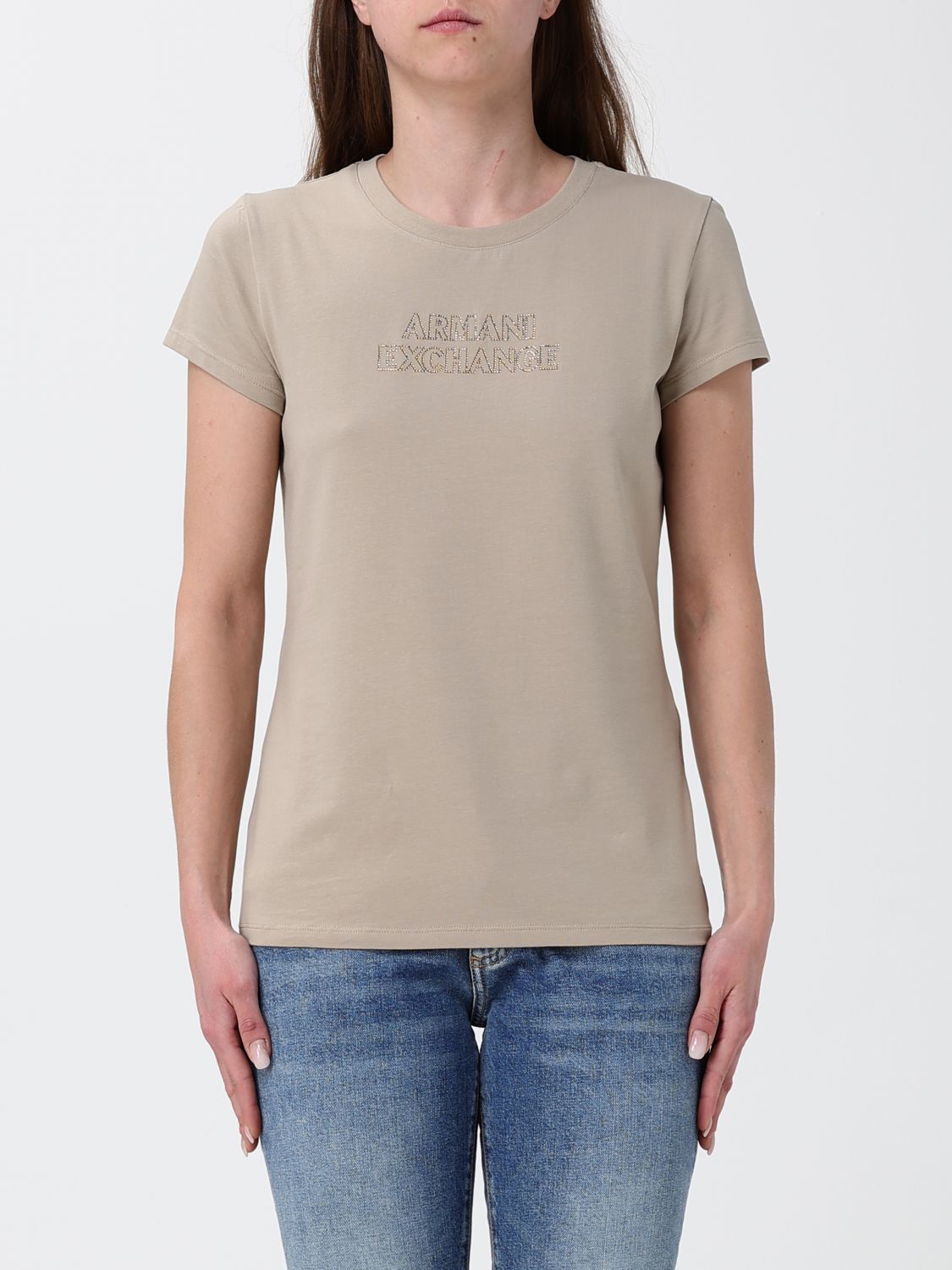 ARMANI EXCHANGE T-Shirt Damen Farbe Sand