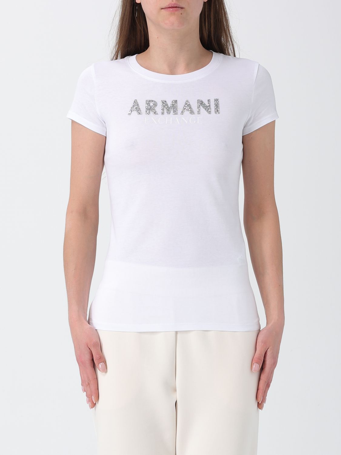 ARMANI EXCHANGE T-Shirt Damen Farbe Weiß