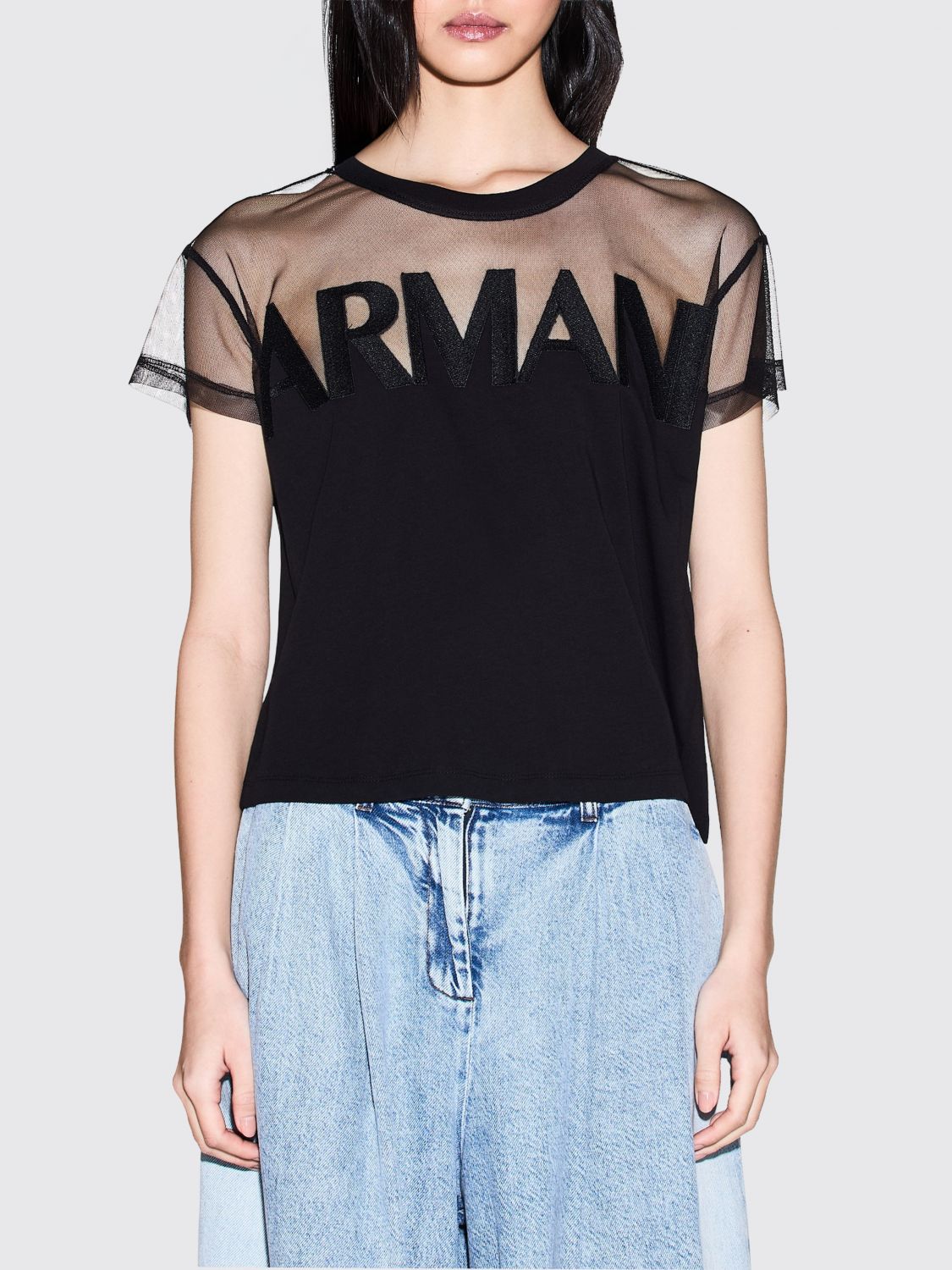 ARMANI EXCHANGE Top Damen Farbe Schwarz