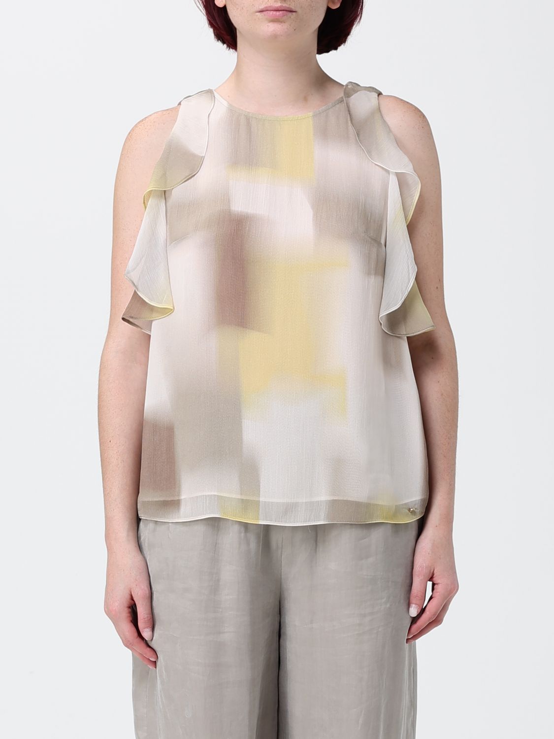 ARMANI EXCHANGE Top Donna colore Giallo