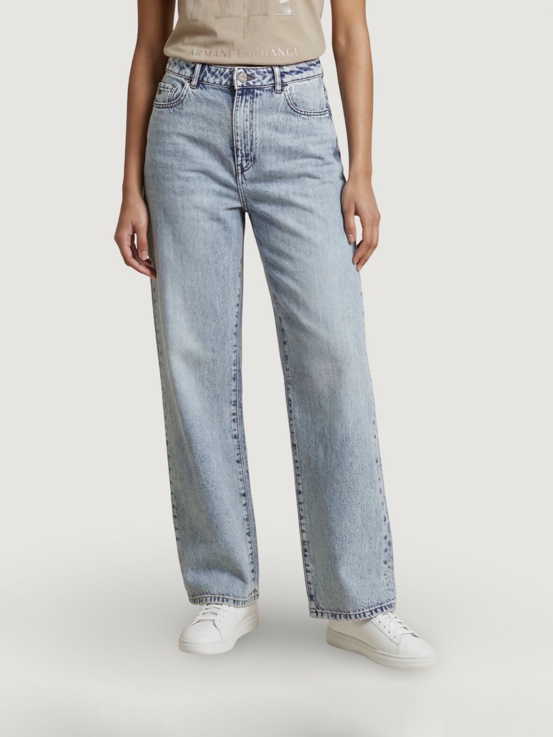 Armani Exchange Jeans Woman color Stone Washed