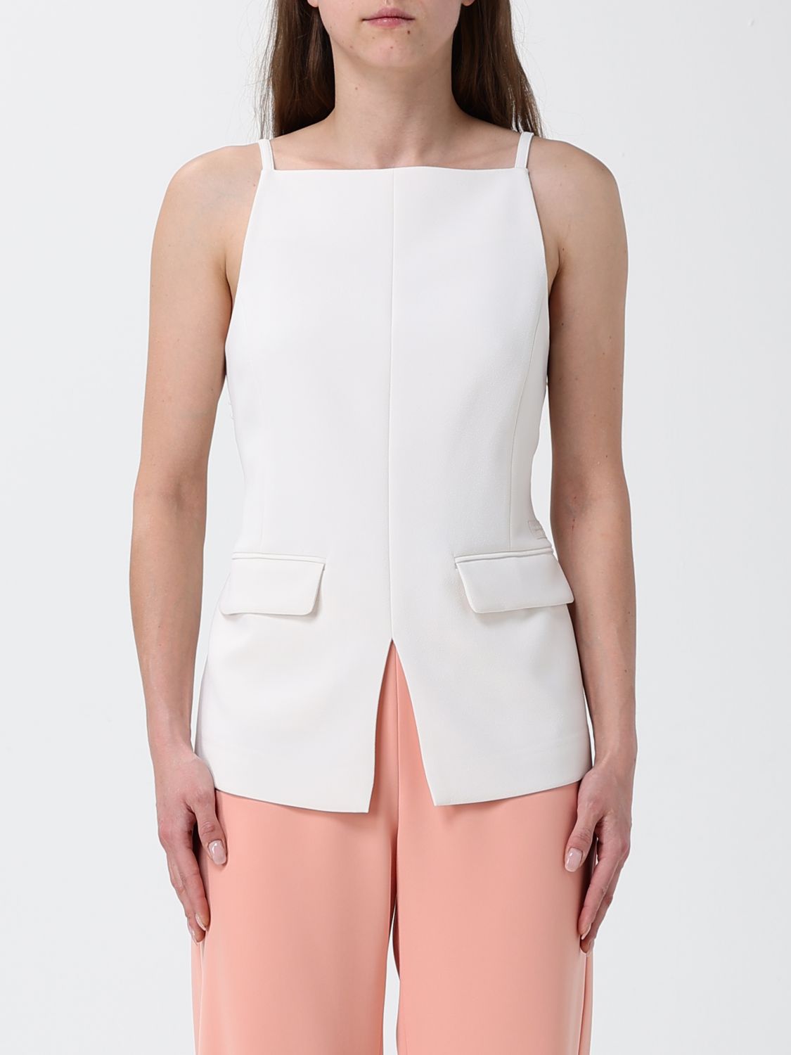 ARMANI EXCHANGE Top Damen Farbe Yellow Cream