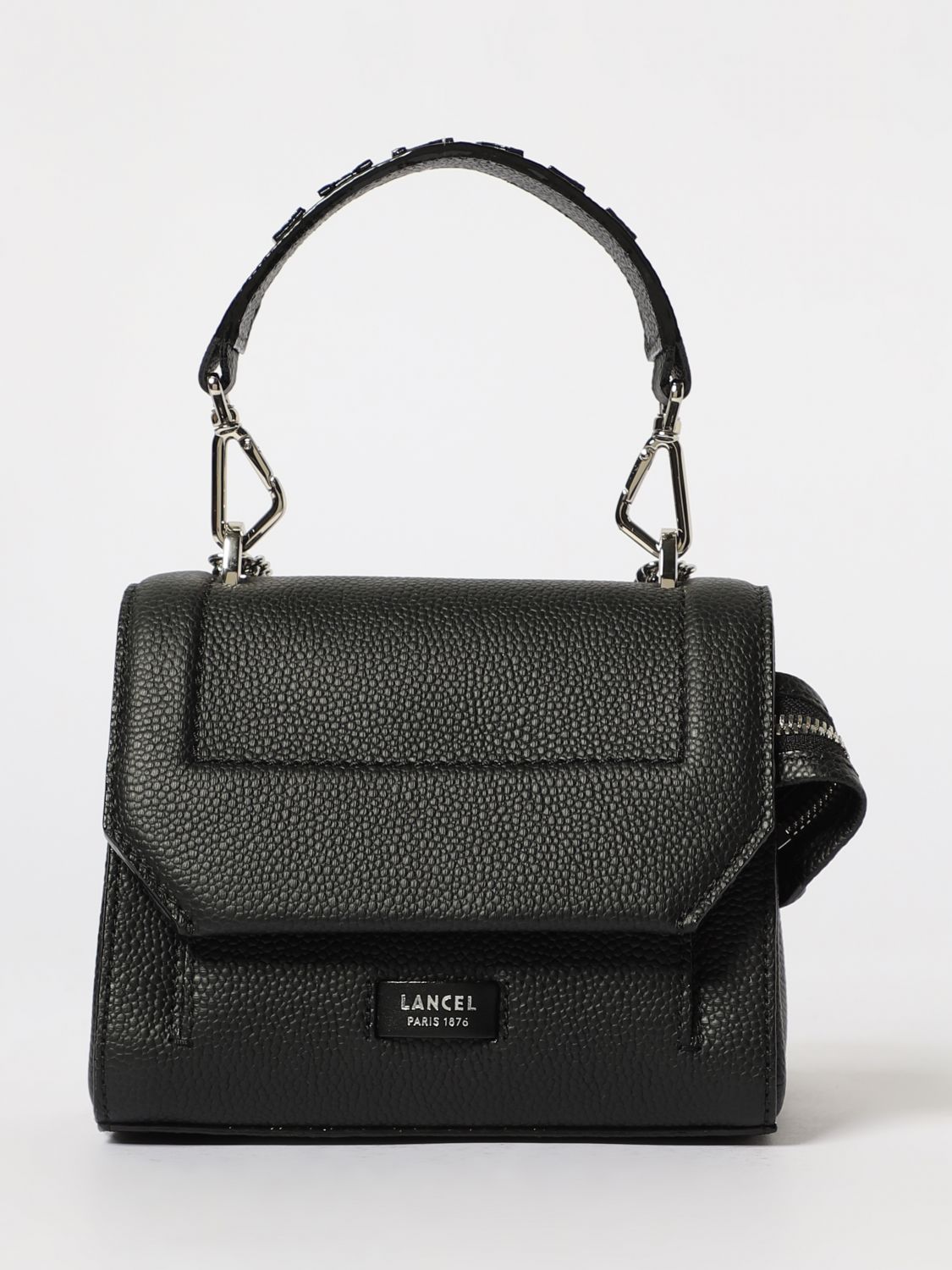 Lancel Shoulder Bag Woman Color Black In Black