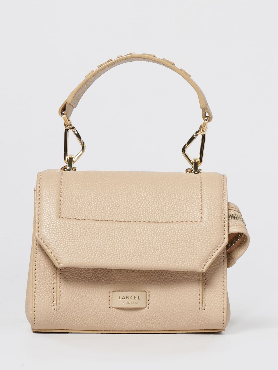 Lancel Shoulder Bag Woman Color Beige In Neutral