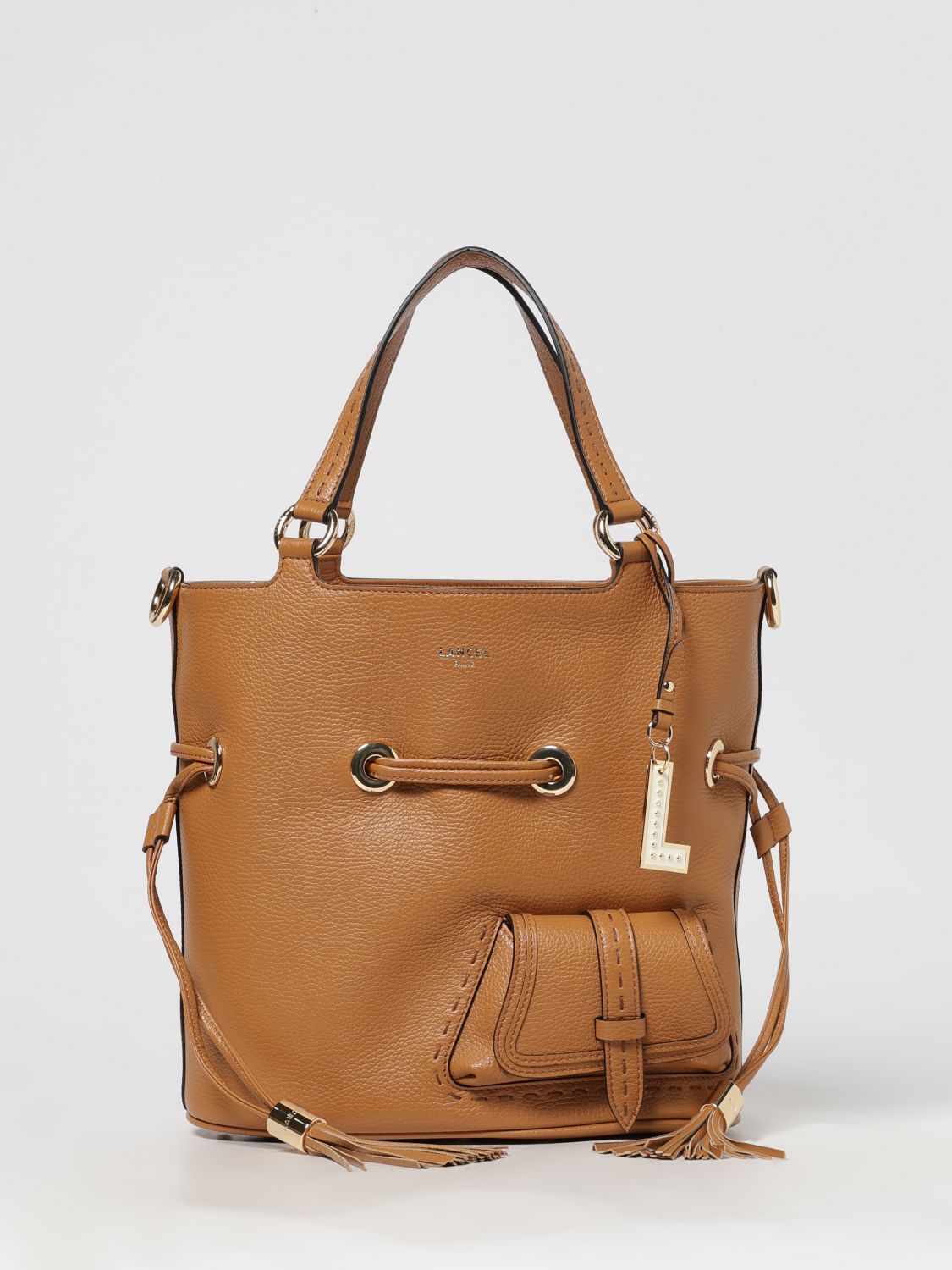 Lancel Shoulder Bag Woman Color Camel In Brown