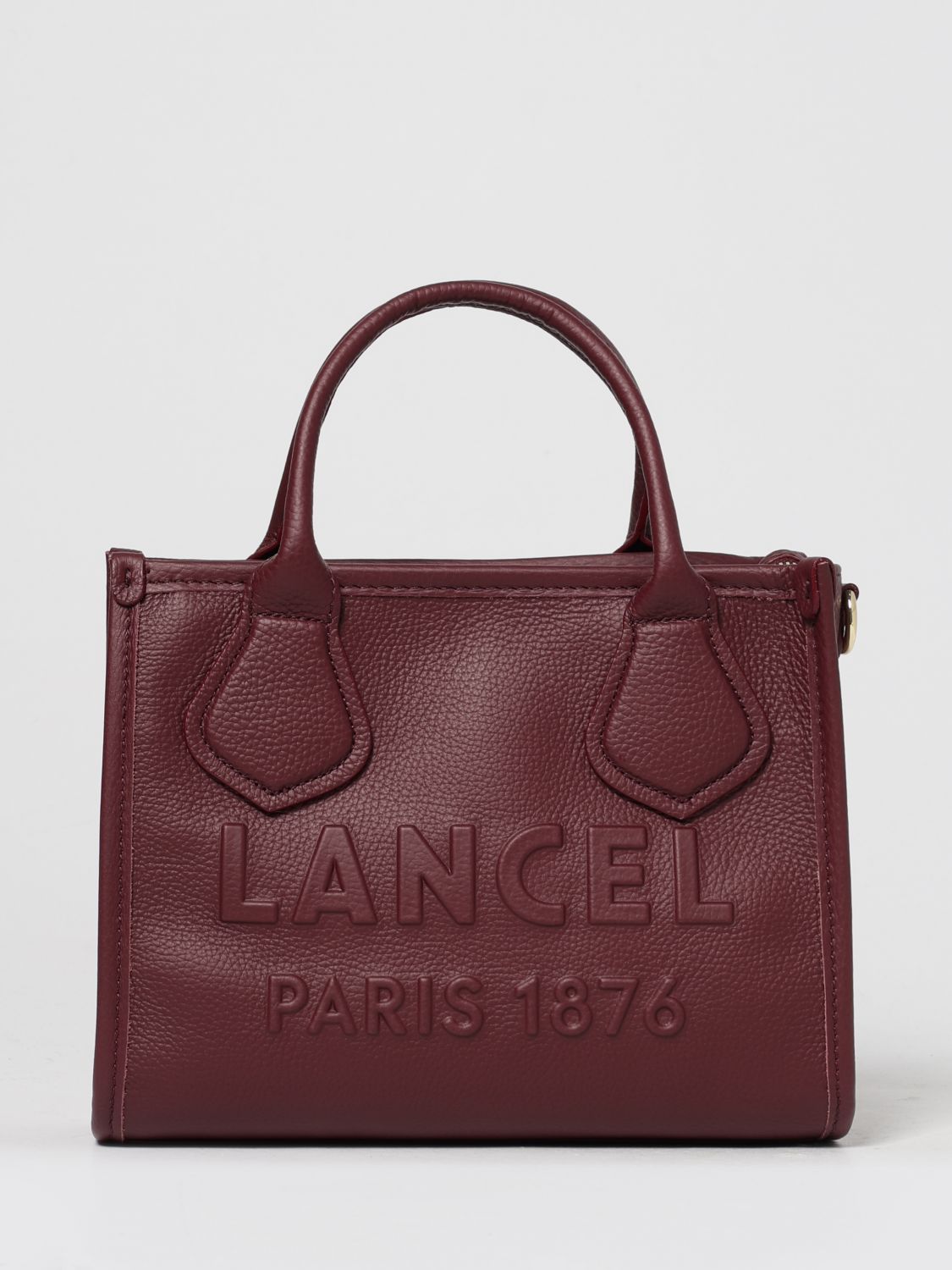 Lancel Tote Bag  Woman Color Burgundy