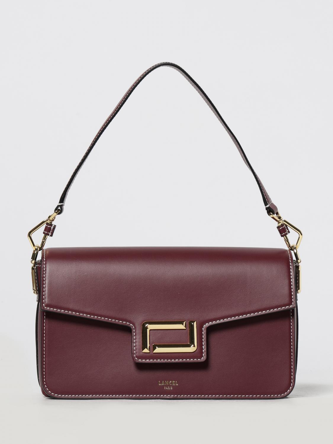 Lancel Shoulder Bag Woman Color Burgundy