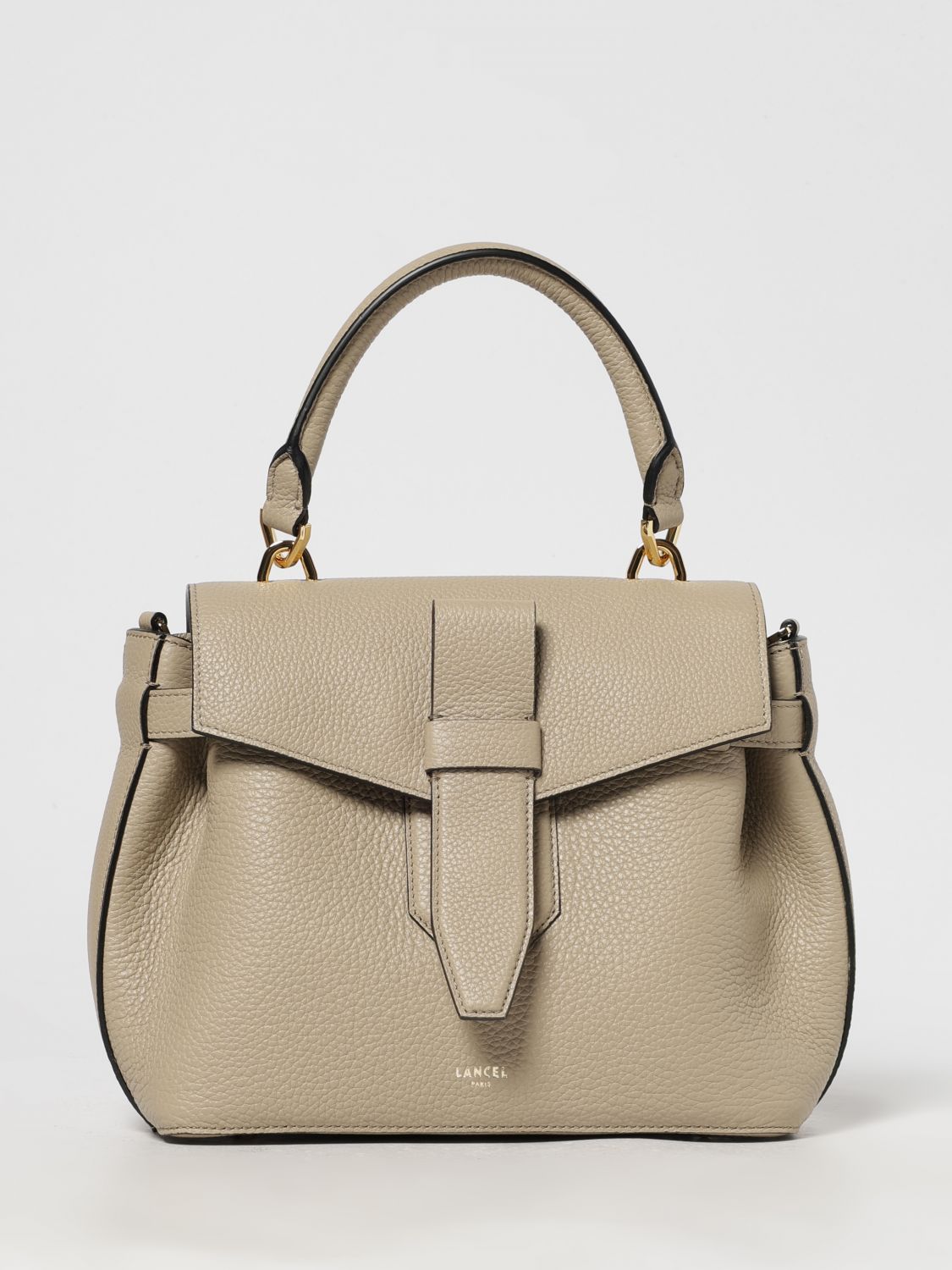 Lancel Shoulder Bag Woman Color Dove Grey In Neutral